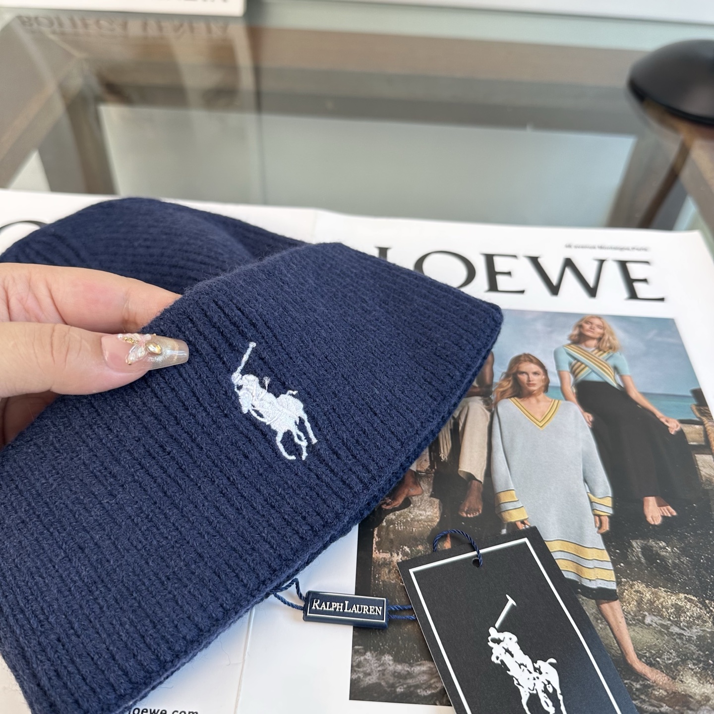 Polo 秋冬新款针织毛线帽，超火爆💖质感一流，出街超好搭配！减龄神器