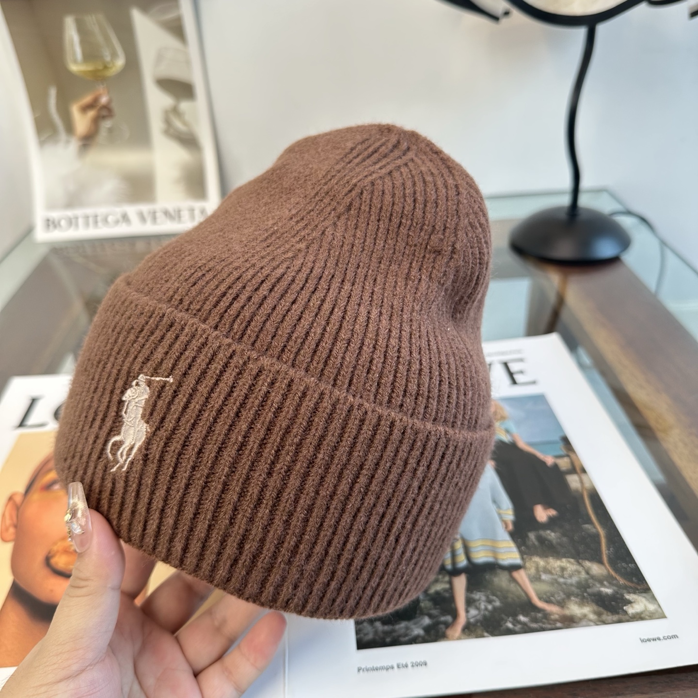 Polo 秋冬新款针织毛线帽，超火爆💖质感一流，出街超好搭配！减龄神器