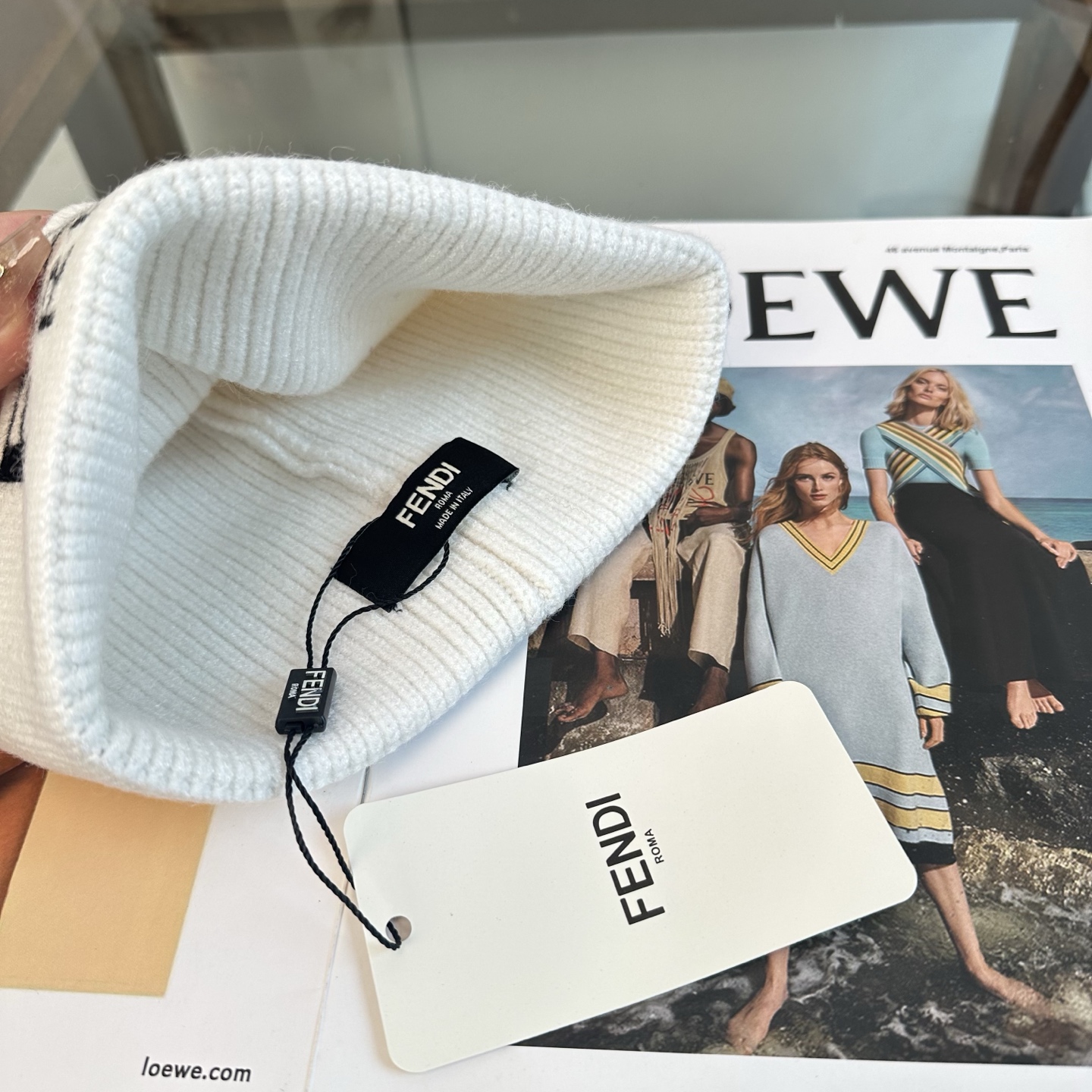 FENDI 芬迪 秋冬新款针织毛线帽，超火爆💖质感一流，出街超好搭配！减龄神器