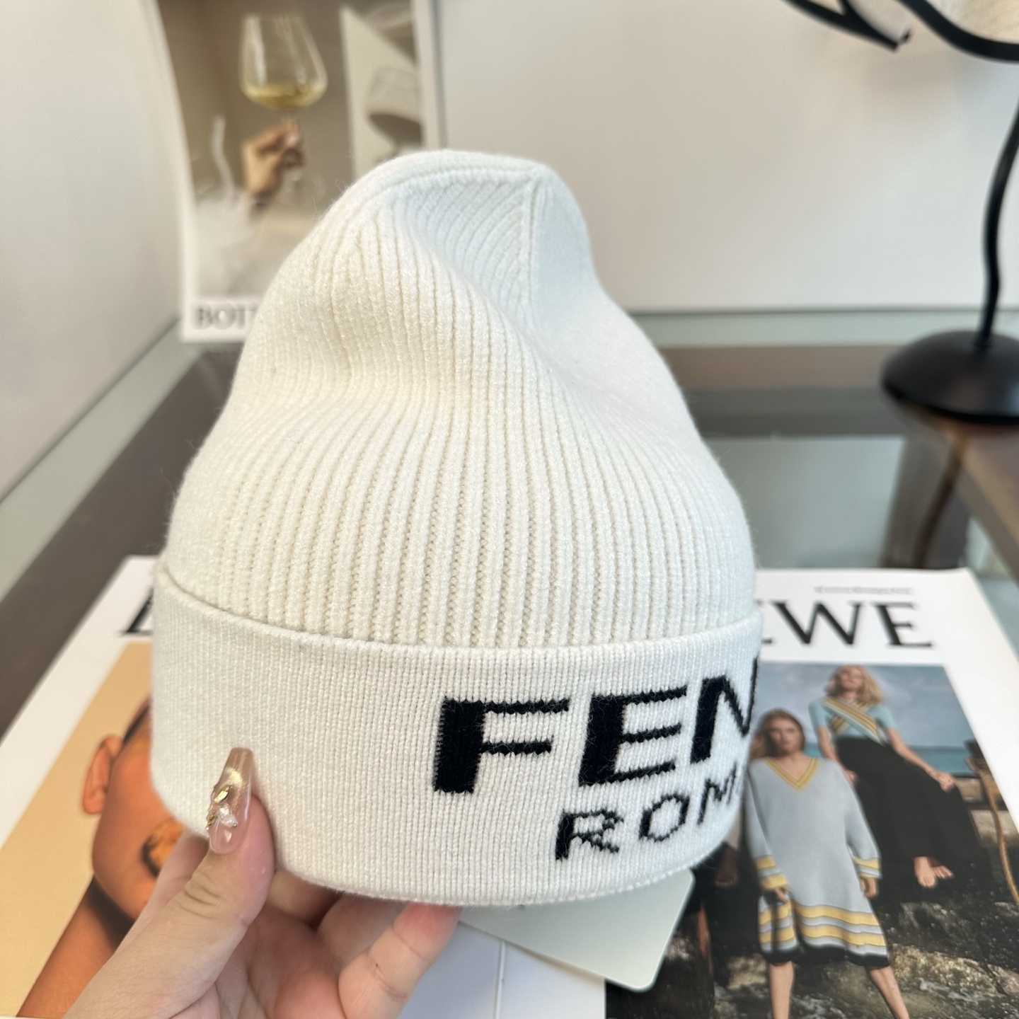 FENDI 芬迪 秋冬新款针织毛线帽，超火爆💖质感一流，出街超好搭配！减龄神器