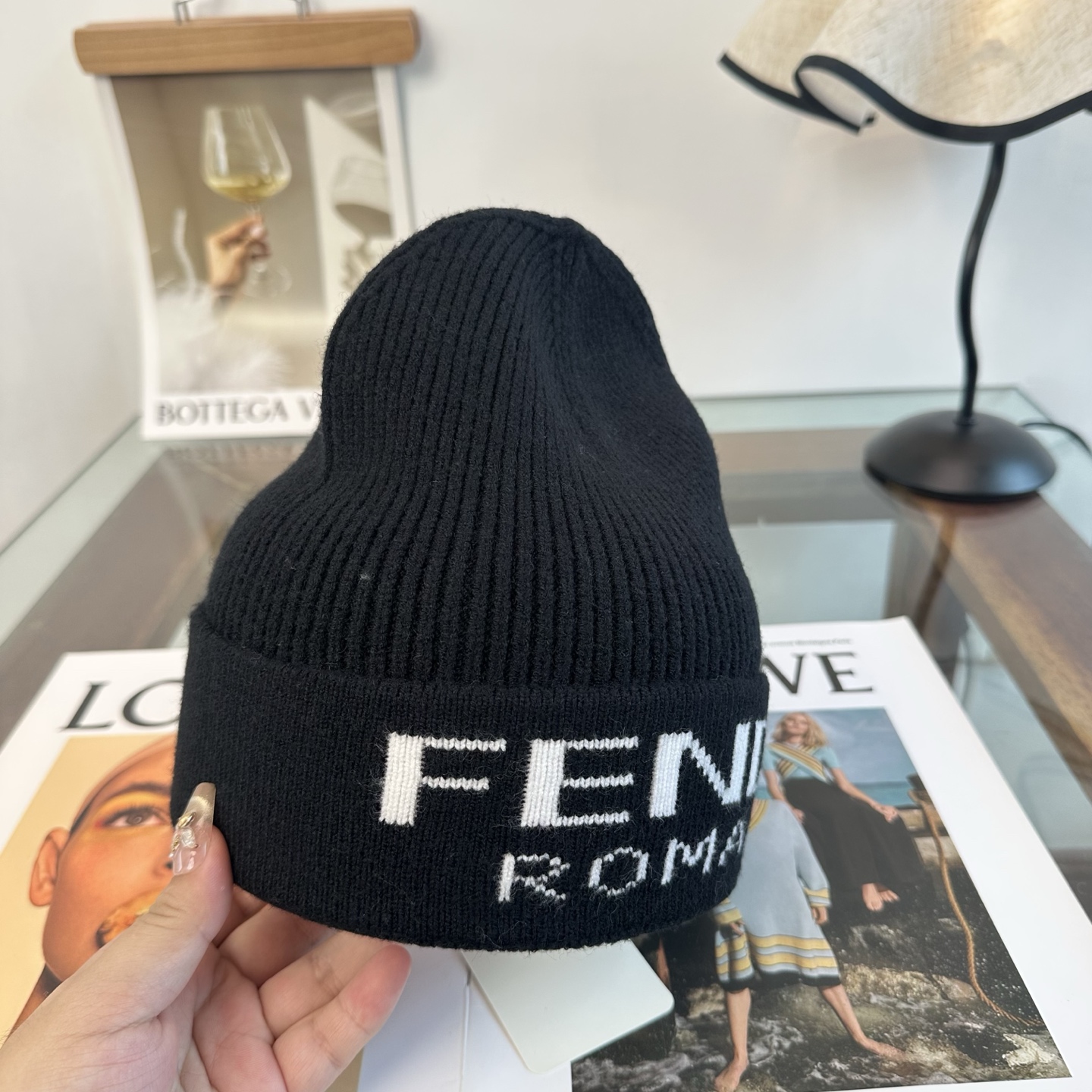 FENDI 芬迪 秋冬新款针织毛线帽，超火爆💖质感一流，出街超好搭配！减龄神器