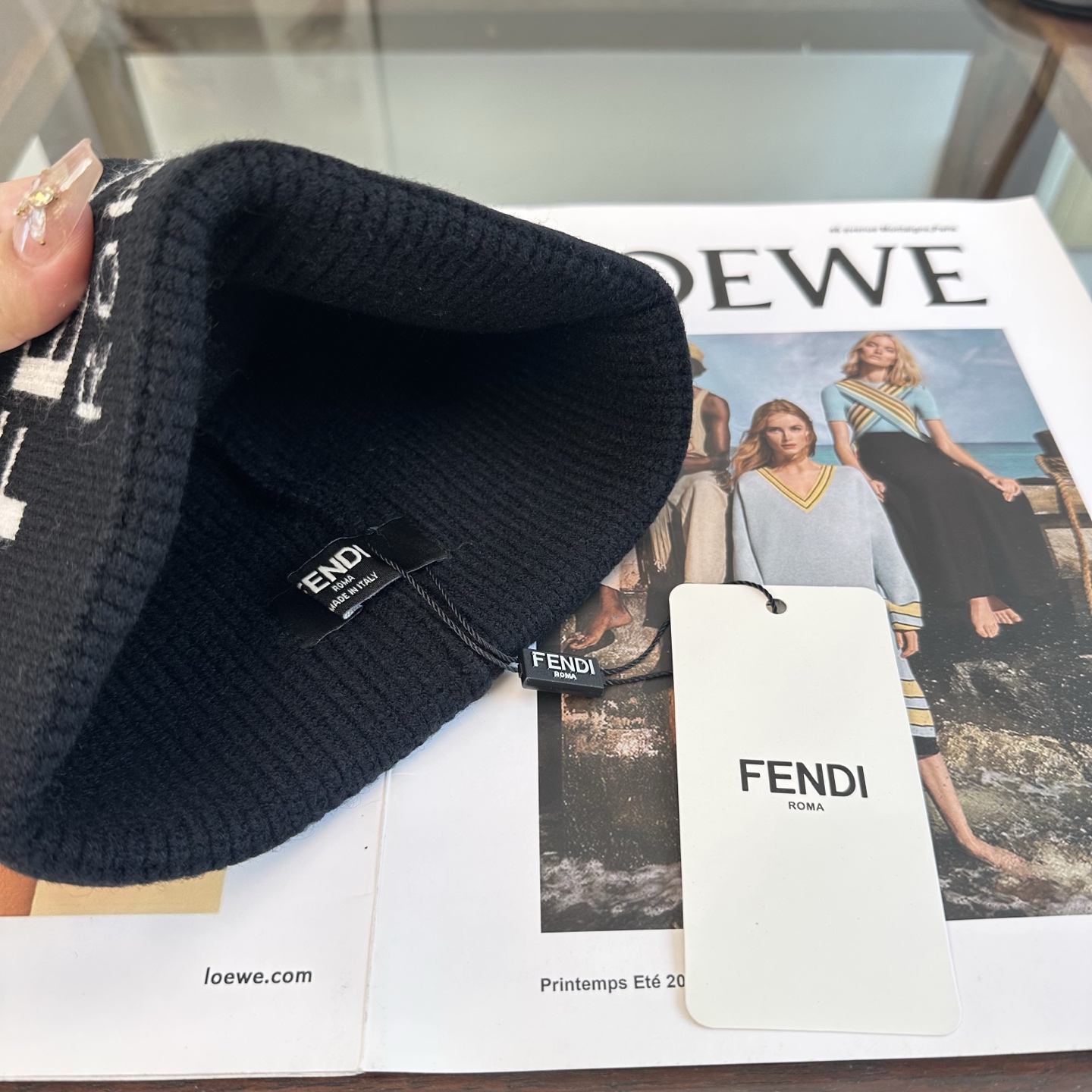 FENDI 芬迪 秋冬新款针织毛线帽，超火爆💖质感一流，出街超好搭配！减龄神器