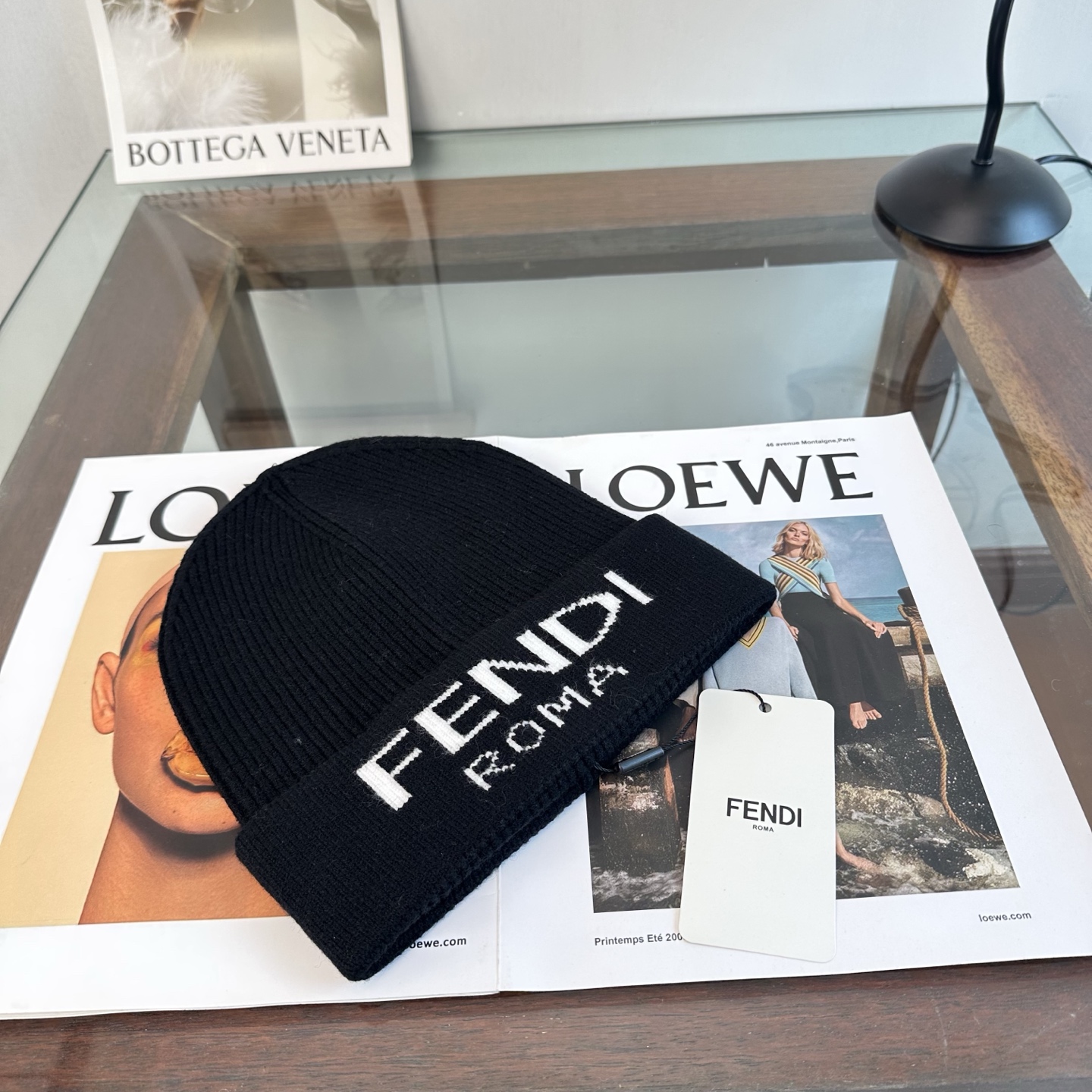 FENDI 芬迪 秋冬新款针织毛线帽，超火爆💖质感一流，出街超好搭配！减龄神器
