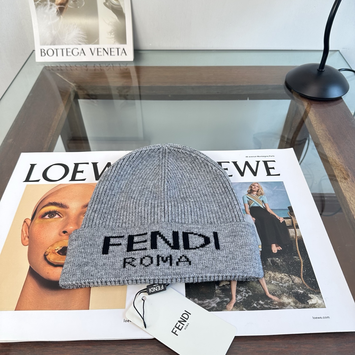 FENDI 芬迪 秋冬新款针织毛线帽，超火爆💖质感一流，出街超好搭配！减龄神器