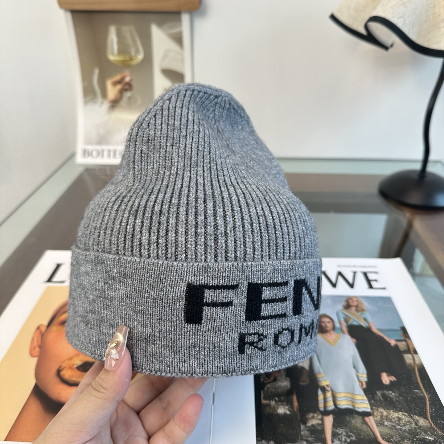 FENDI 芬迪 秋冬新款针织毛线帽，超火爆💖质感一流，出街超好搭配！减龄神器