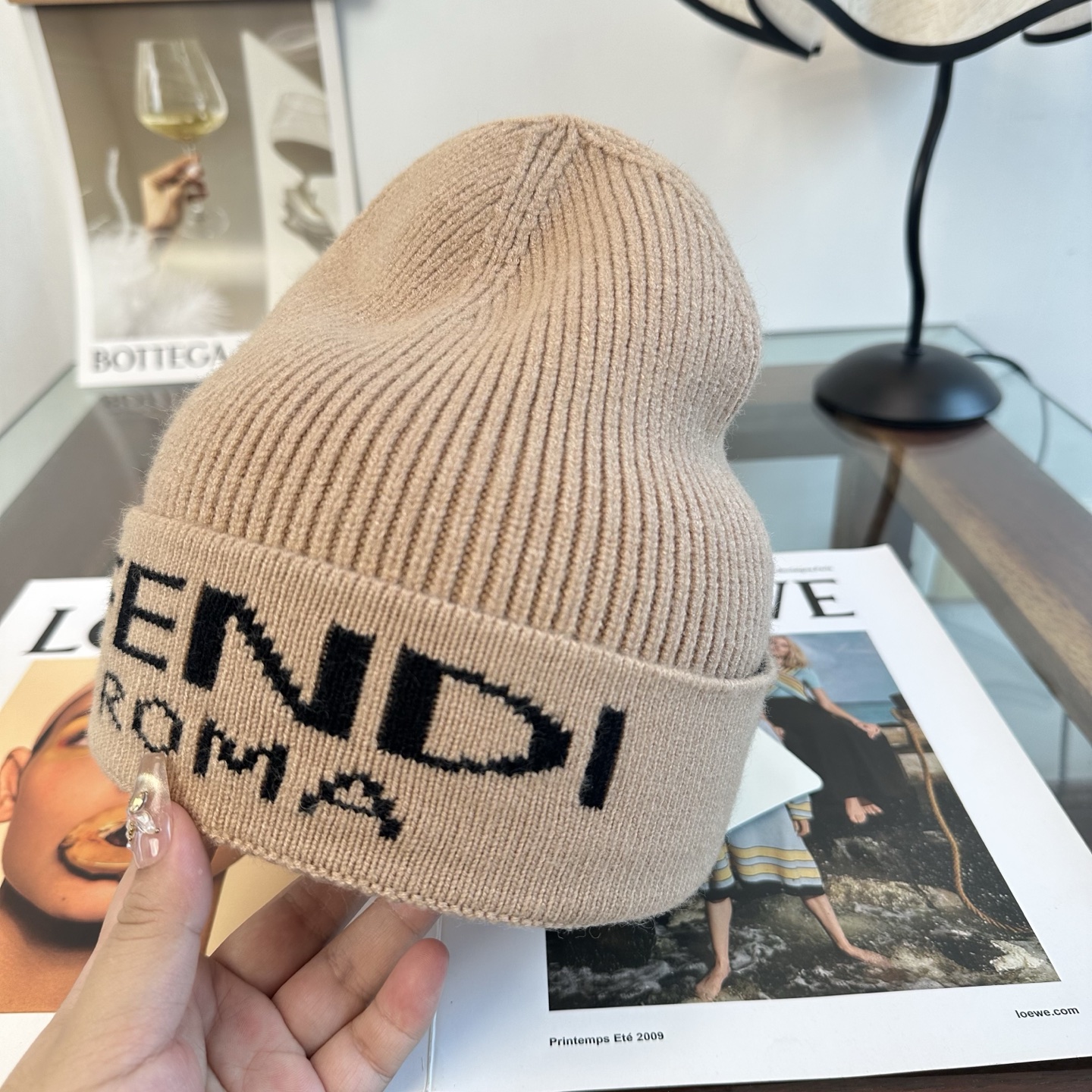 FENDI 芬迪 秋冬新款针织毛线帽，超火爆💖质感一流，出街超好搭配！减龄神器