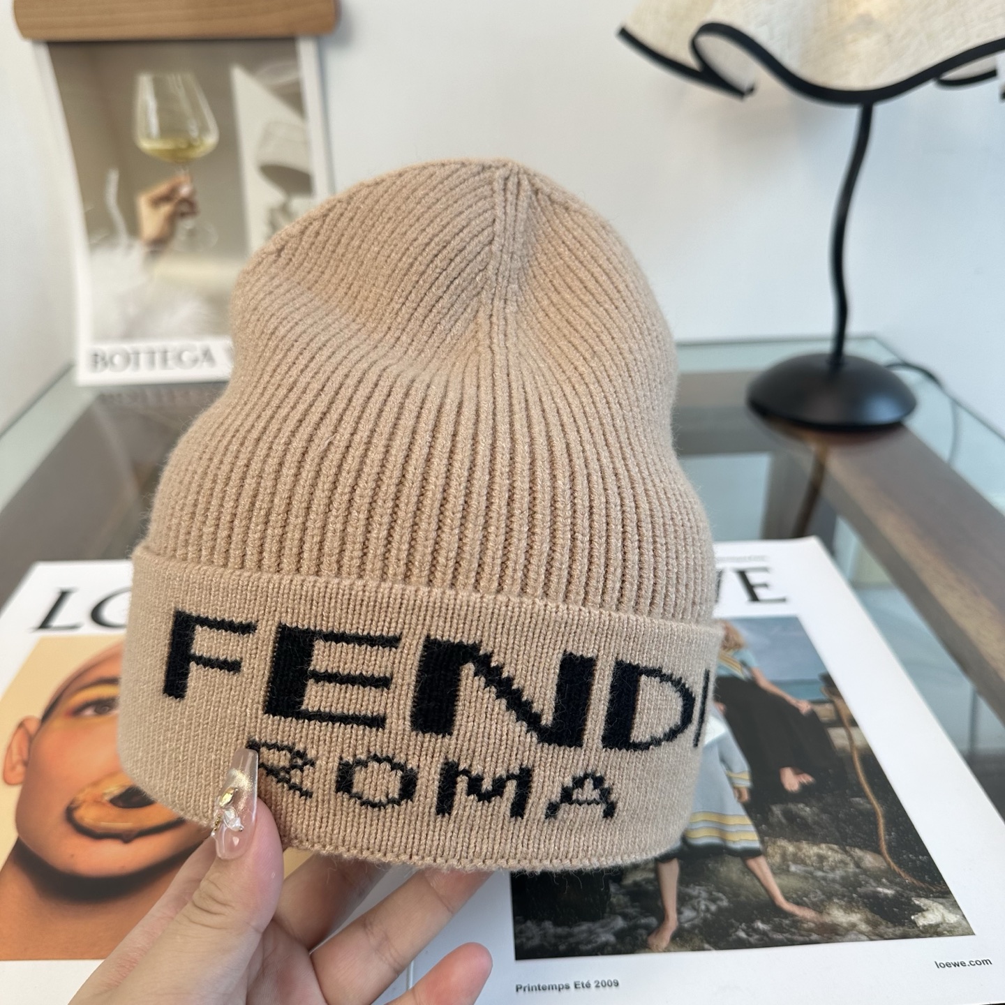 FENDI 芬迪 秋冬新款针织毛线帽，超火爆💖质感一流，出街超好搭配！减龄神器