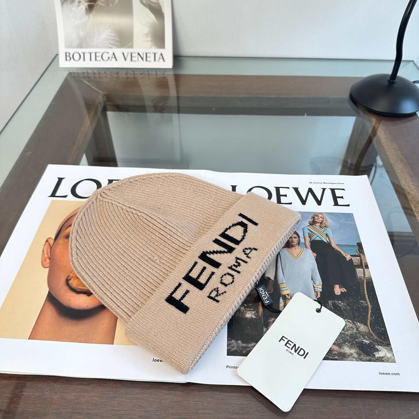 FENDI 芬迪 秋冬新款针织毛线帽，超火爆💖质感一流，出街超好搭配！减龄神器