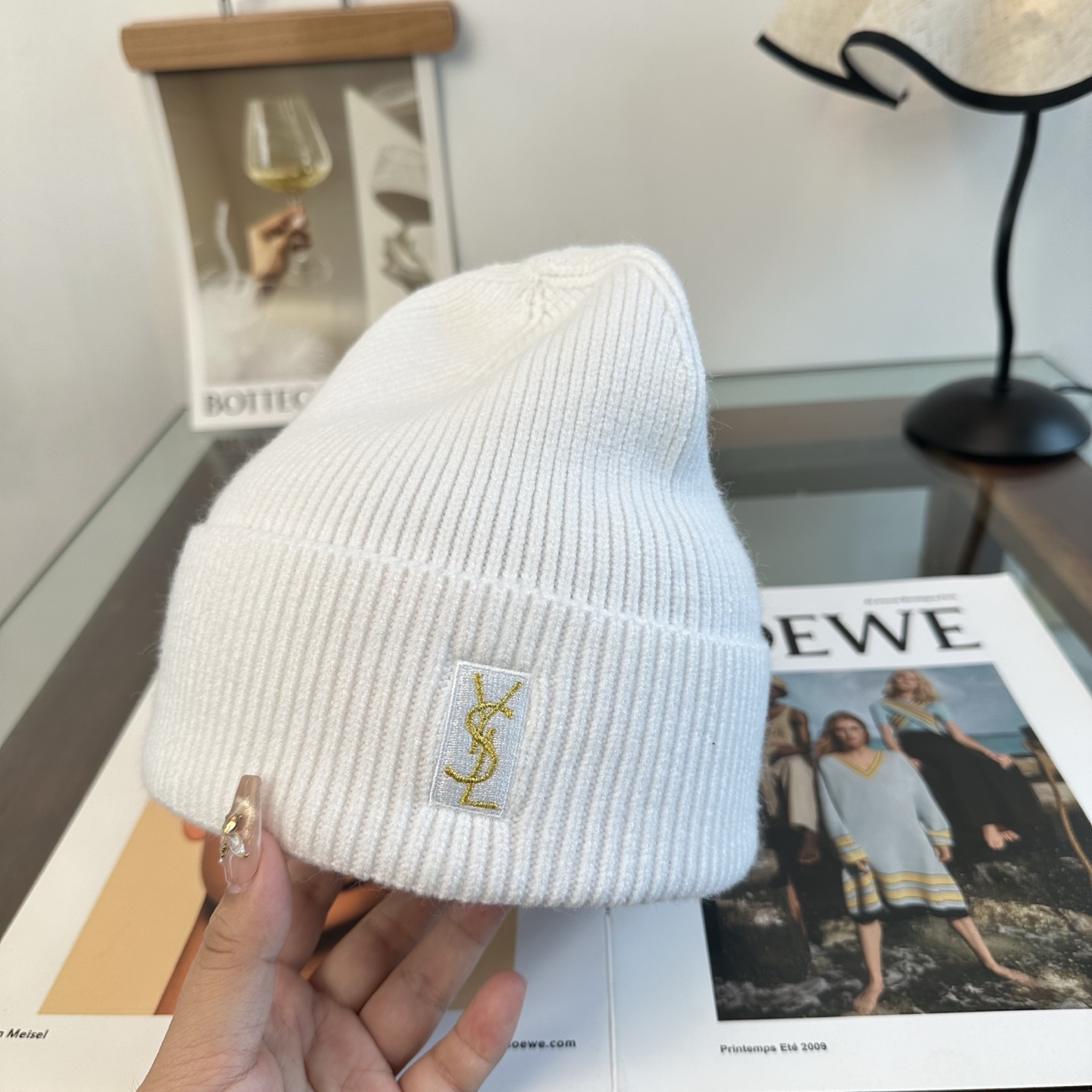 圣罗兰 秋冬新款针织毛线帽，超火爆💖质感一流，出街超好搭配！减龄神器
