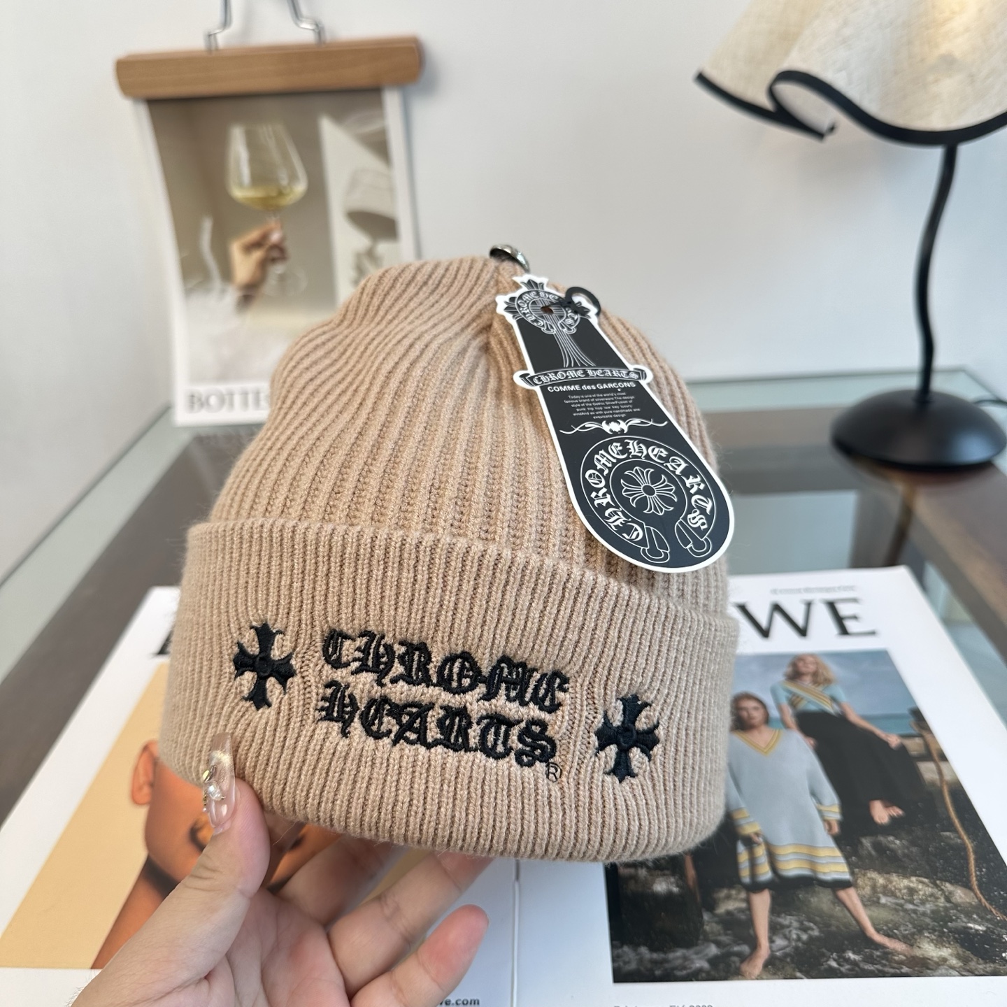 克罗心 秋冬新款针织毛线帽，超火爆💖质感一流，出街超好搭配！减龄神器