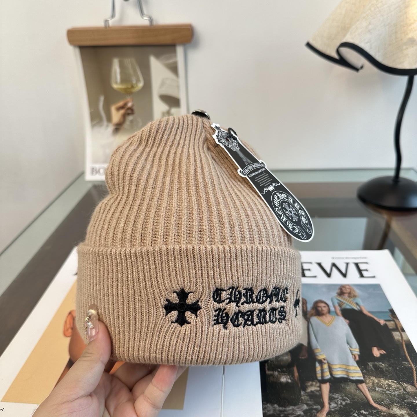 克罗心 秋冬新款针织毛线帽，超火爆💖质感一流，出街超好搭配！减龄神器