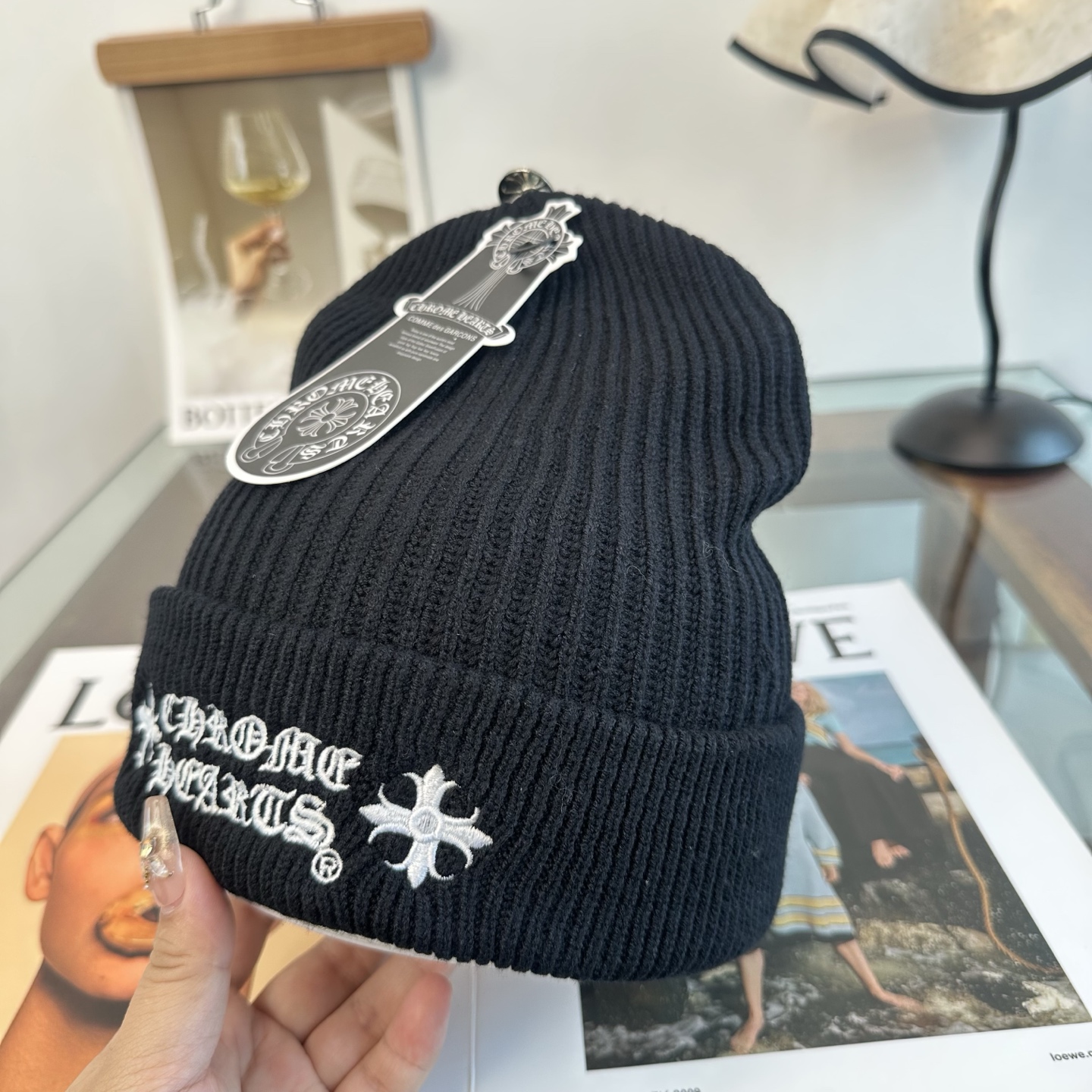 克罗心 秋冬新款针织毛线帽，超火爆💖质感一流，出街超好搭配！减龄神器