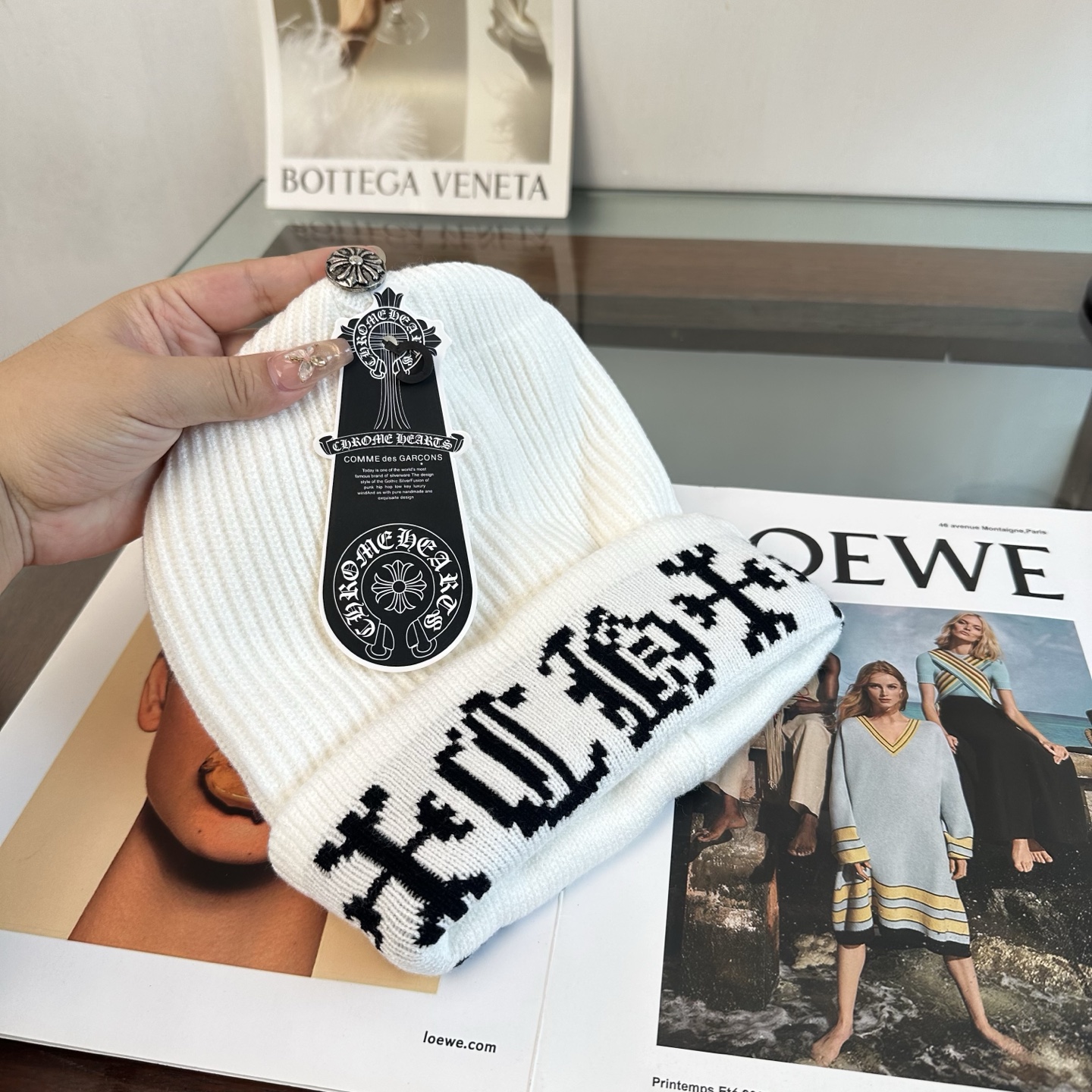 克罗心 秋冬新款针织毛线帽，超火爆💖质感一流，出街超好搭配！减龄神器