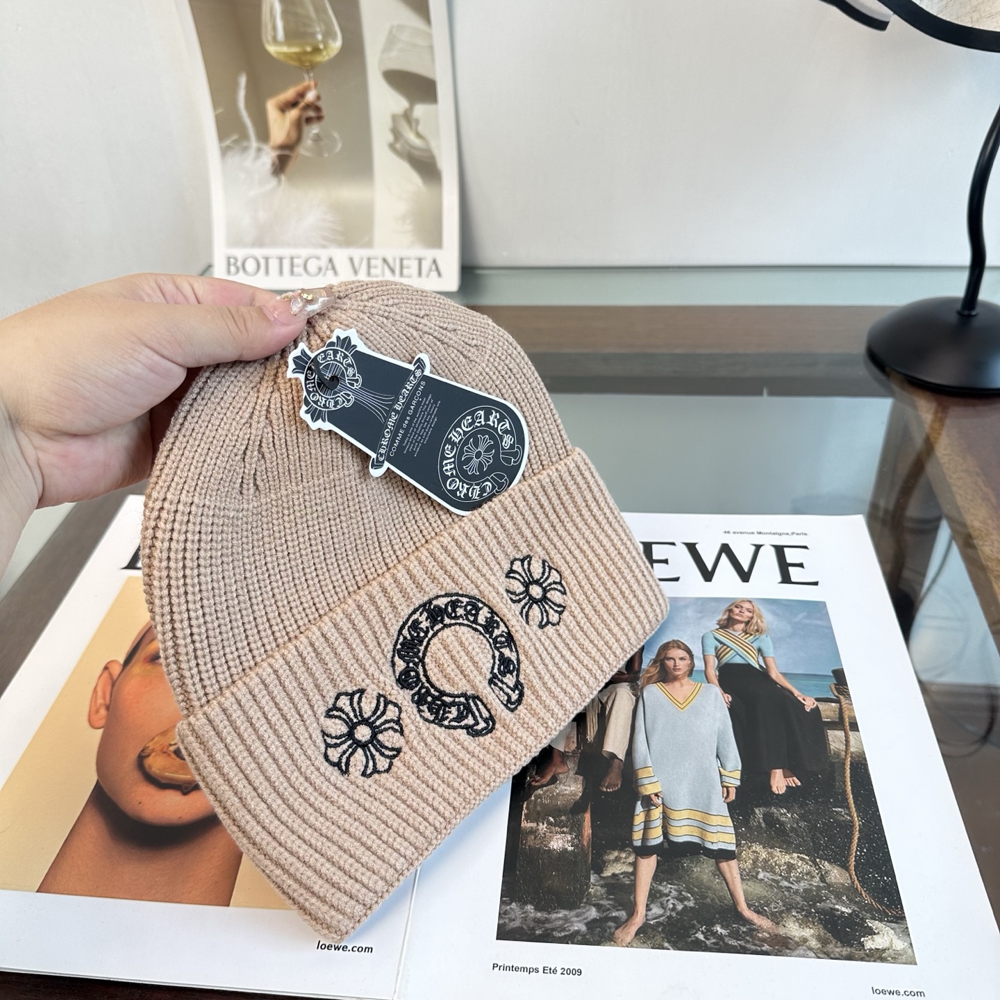 克罗心 秋冬新款针织毛线帽，超火爆💖质感一流，出街超好搭配！减龄神器