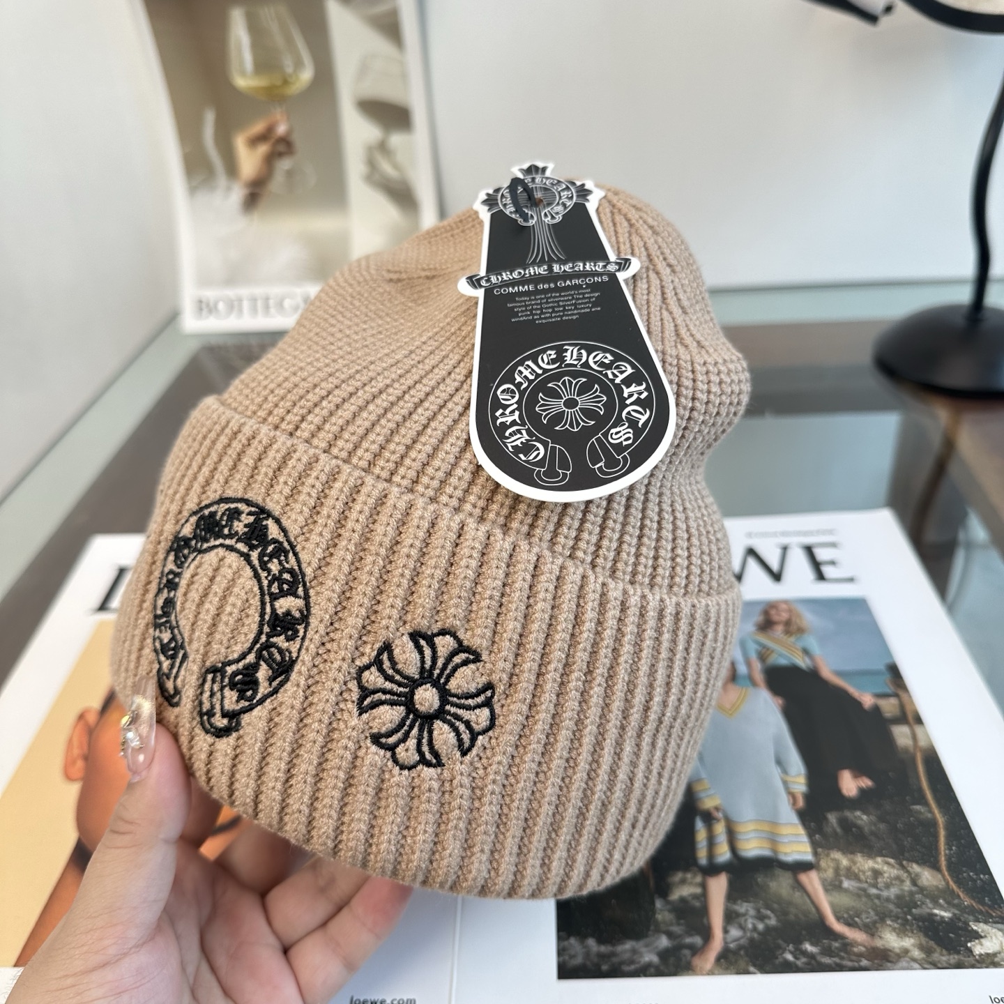 克罗心 秋冬新款针织毛线帽，超火爆💖质感一流，出街超好搭配！减龄神器
