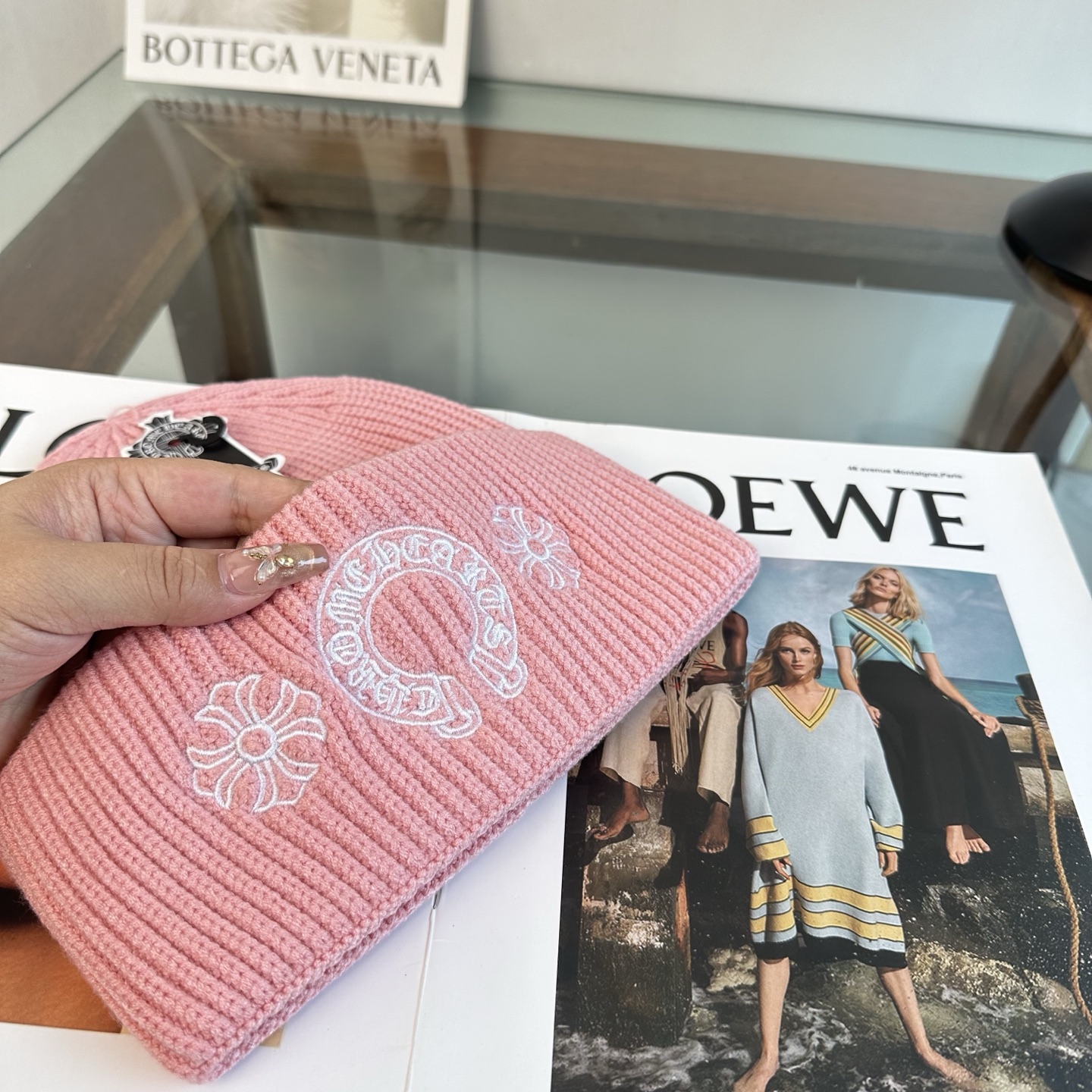 克罗心 秋冬新款针织毛线帽，超火爆💖质感一流，出街超好搭配！减龄神器