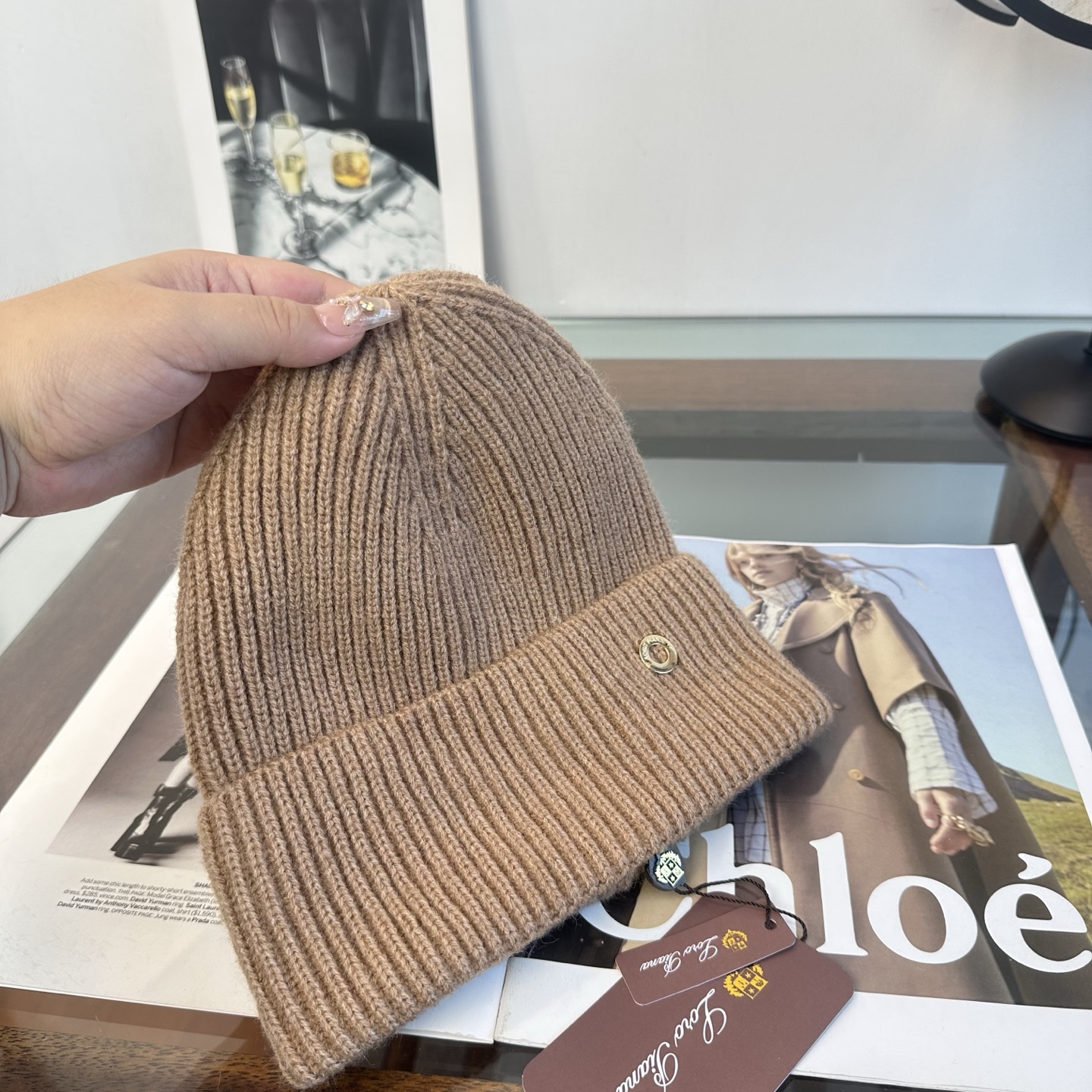 LP👒 秋冬新款针织毛线帽，超火爆💖质感一流，出街超好搭配！减龄神器
