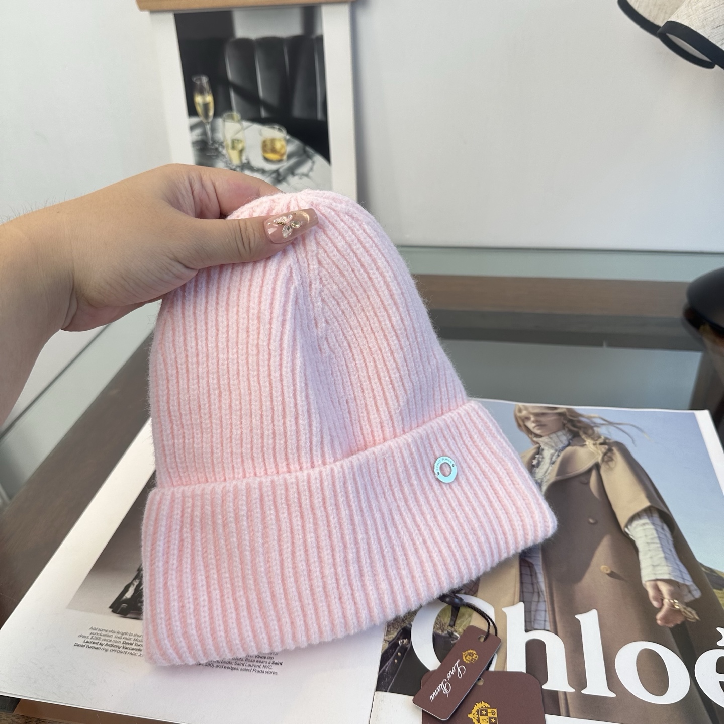 LP👒 秋冬新款针织毛线帽，超火爆💖质感一流，出街超好搭配！减龄神器