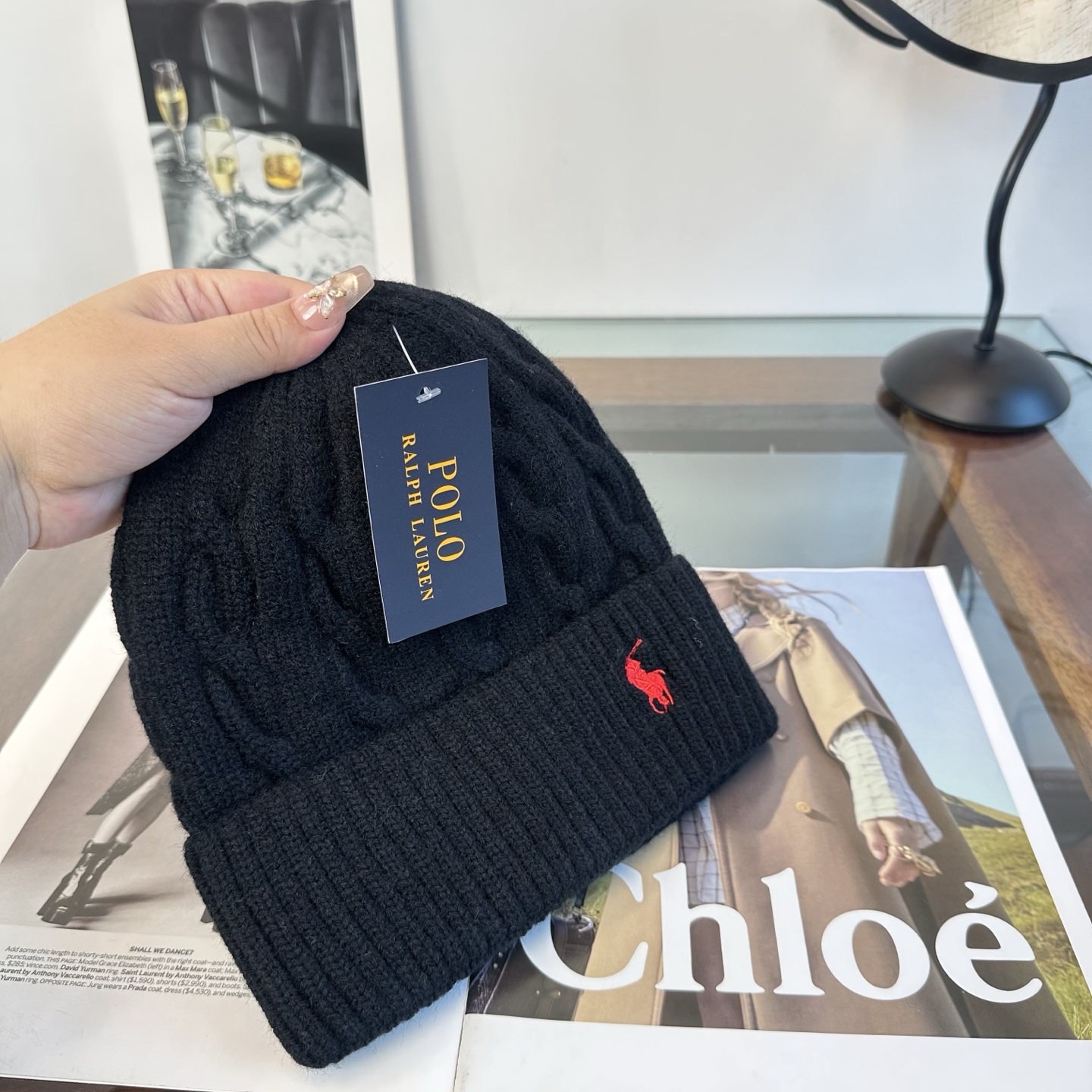Polo 👒 秋冬新款针织毛线帽，超火爆💖质感一流，出街超好搭配！减龄神器