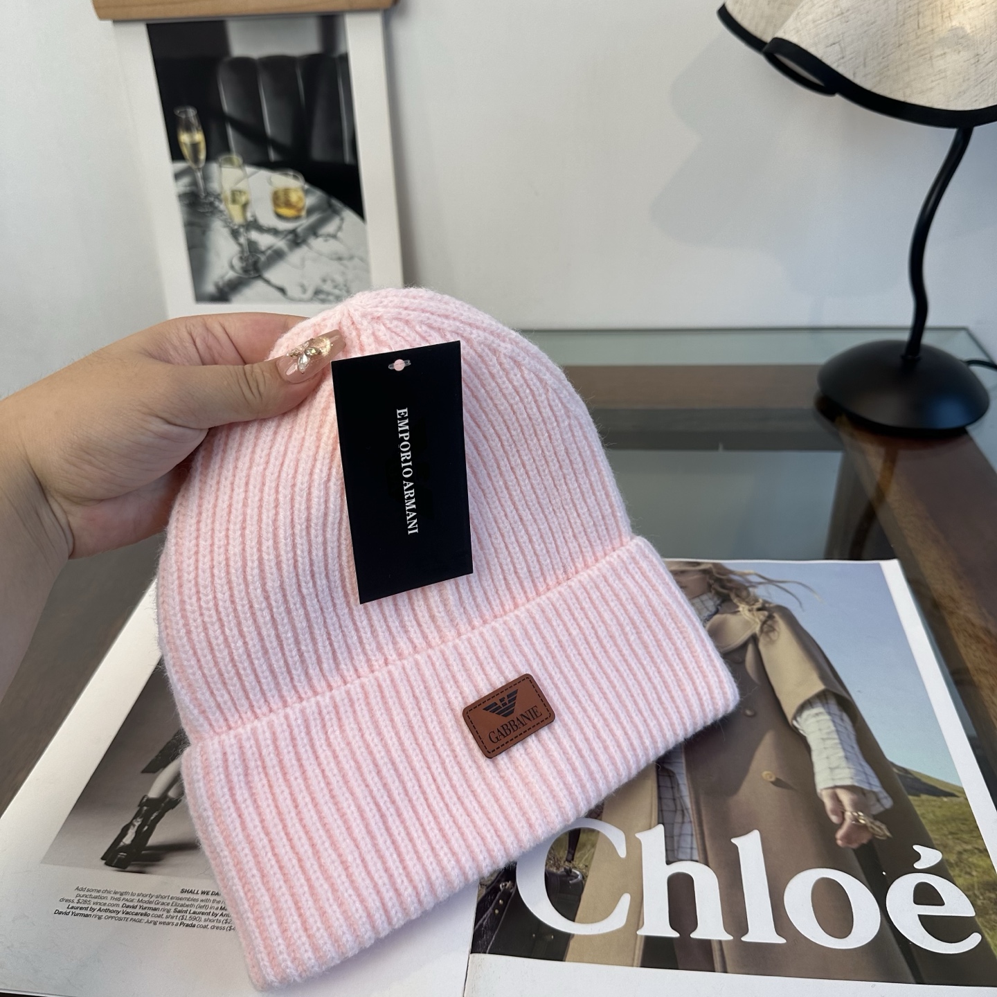 阿玛尼  👒 秋冬新款针织毛线帽，超火爆💖质感一流，出街超好搭配！减龄神器