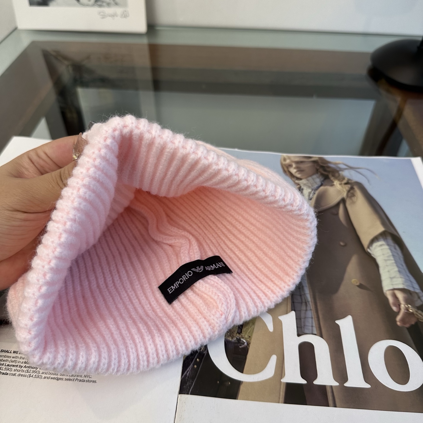 阿玛尼  👒 秋冬新款针织毛线帽，超火爆💖质感一流，出街超好搭配！减龄神器