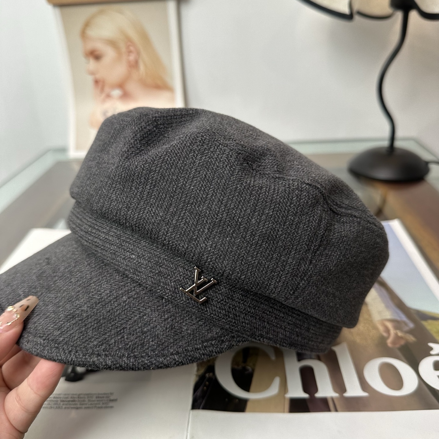 lv 新款贝雷帽女秋冬百搭辣妹个性显脸小 不挑人的帽型 