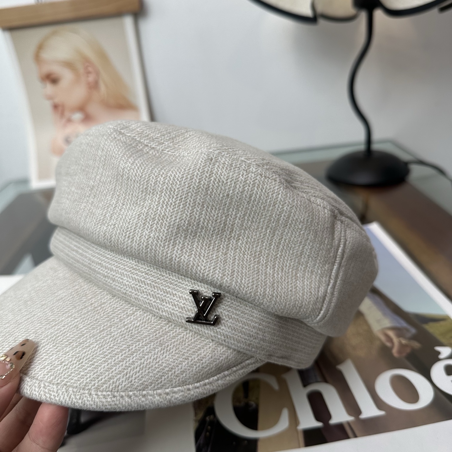 lv 新款贝雷帽女秋冬百搭辣妹个性显脸小 不挑人的帽型 