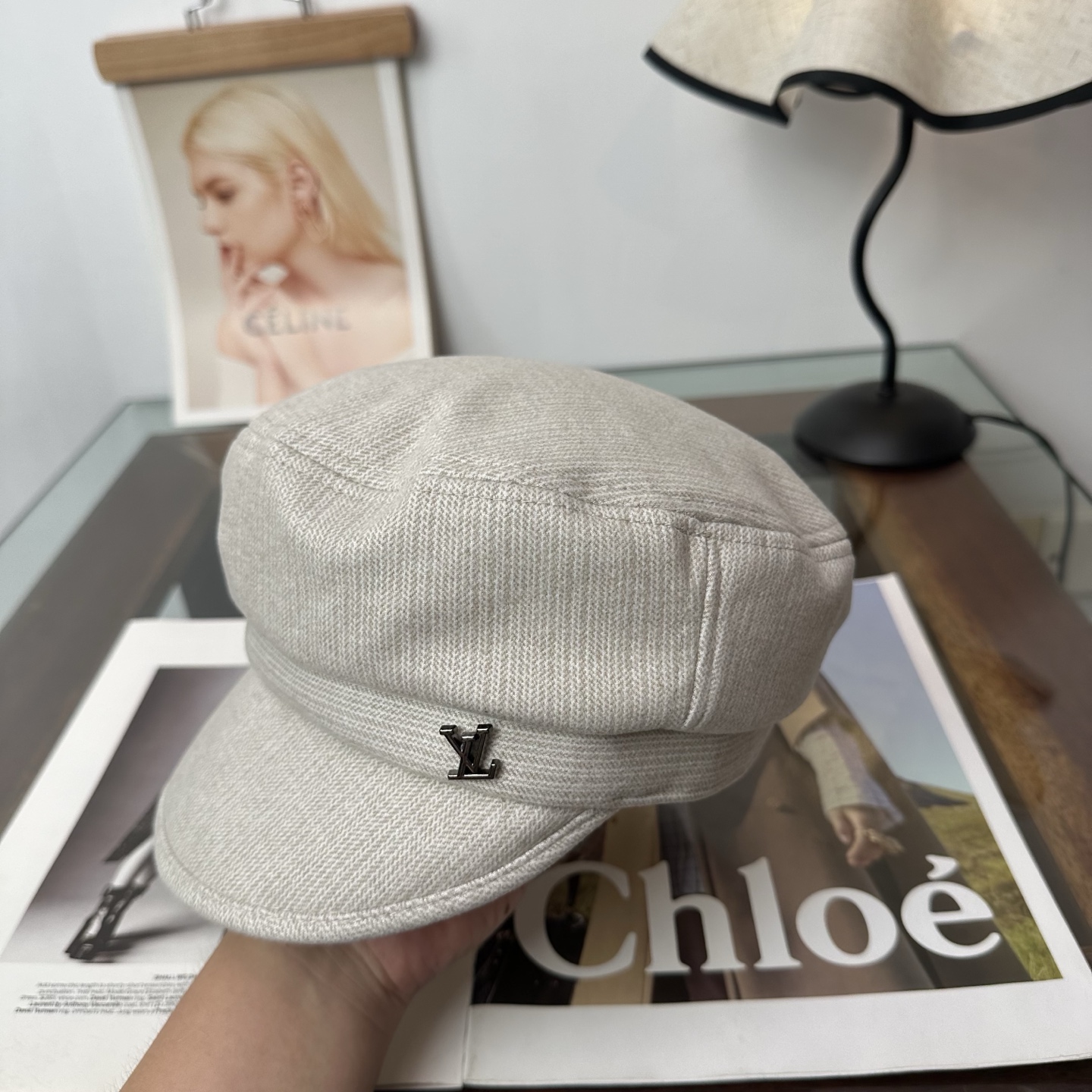 lv 新款贝雷帽女秋冬百搭辣妹个性显脸小 不挑人的帽型 