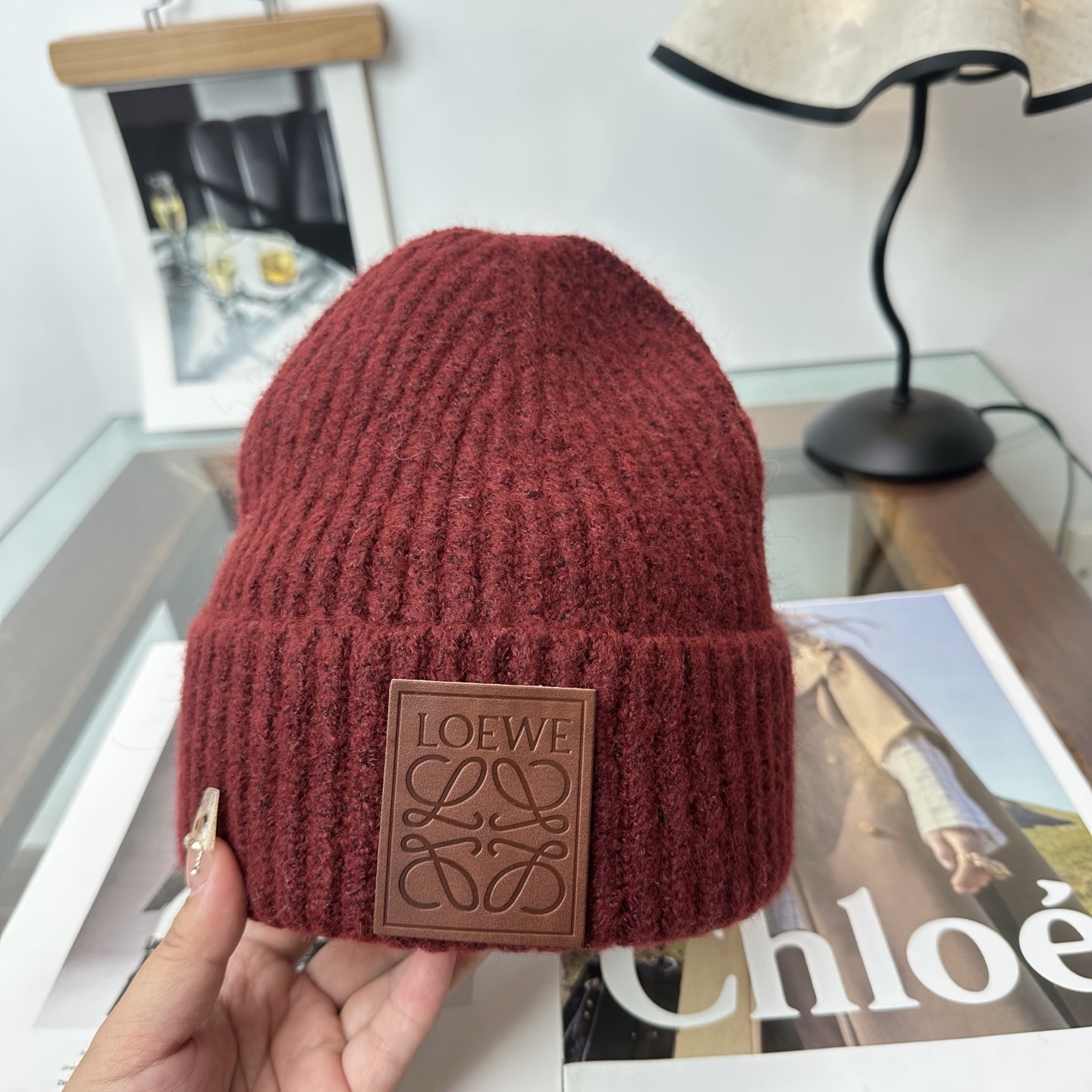 罗意威 秋冬新款针织毛线帽，超火爆💖质感一流，出街超好搭配！减龄神器