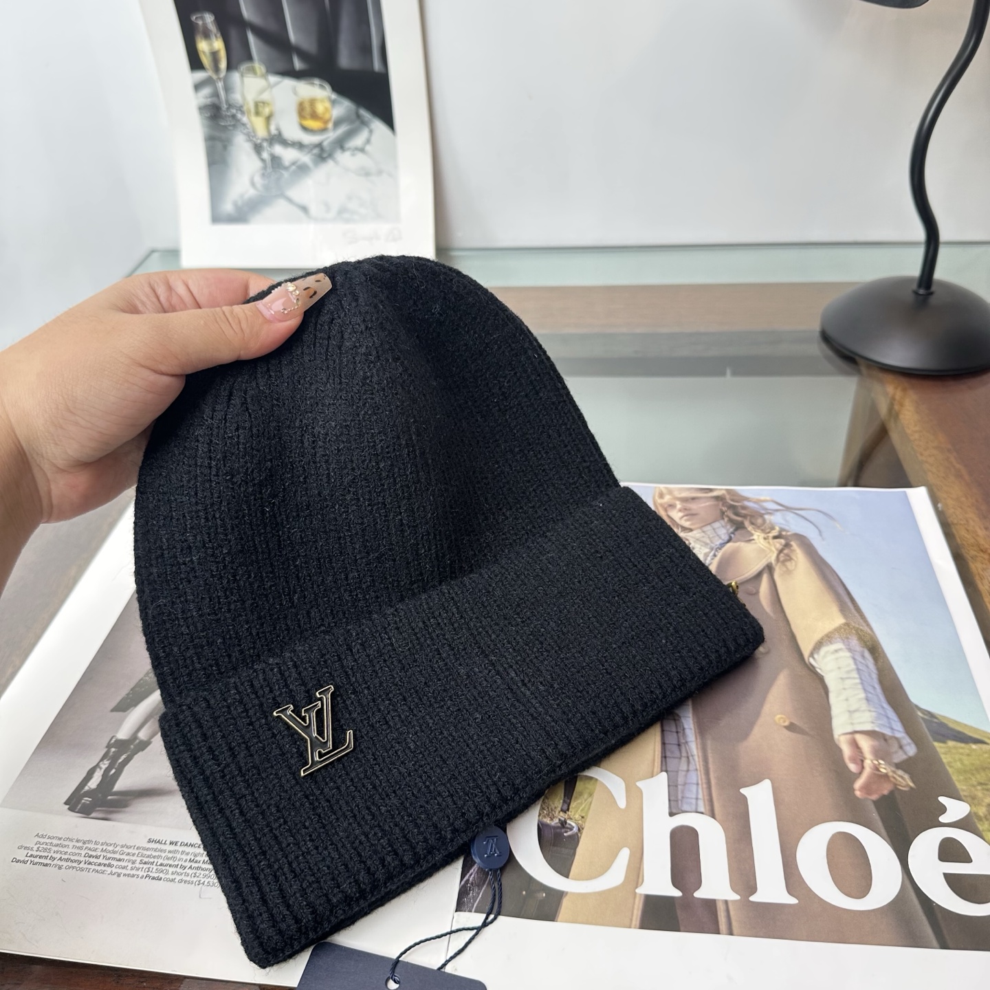 LV 秋冬新款针织毛线帽，超火爆💖质感一流，出街超好搭配！减龄神器