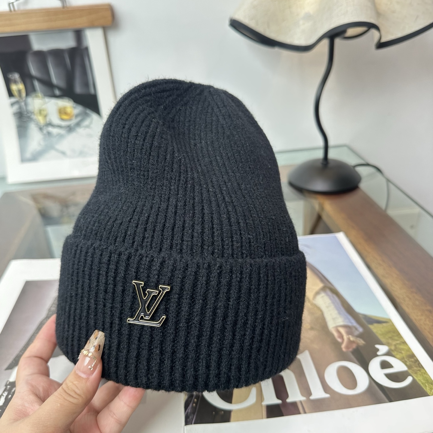 LV 秋冬新款针织毛线帽，超火爆💖质感一流，出街超好搭配！减龄神器
