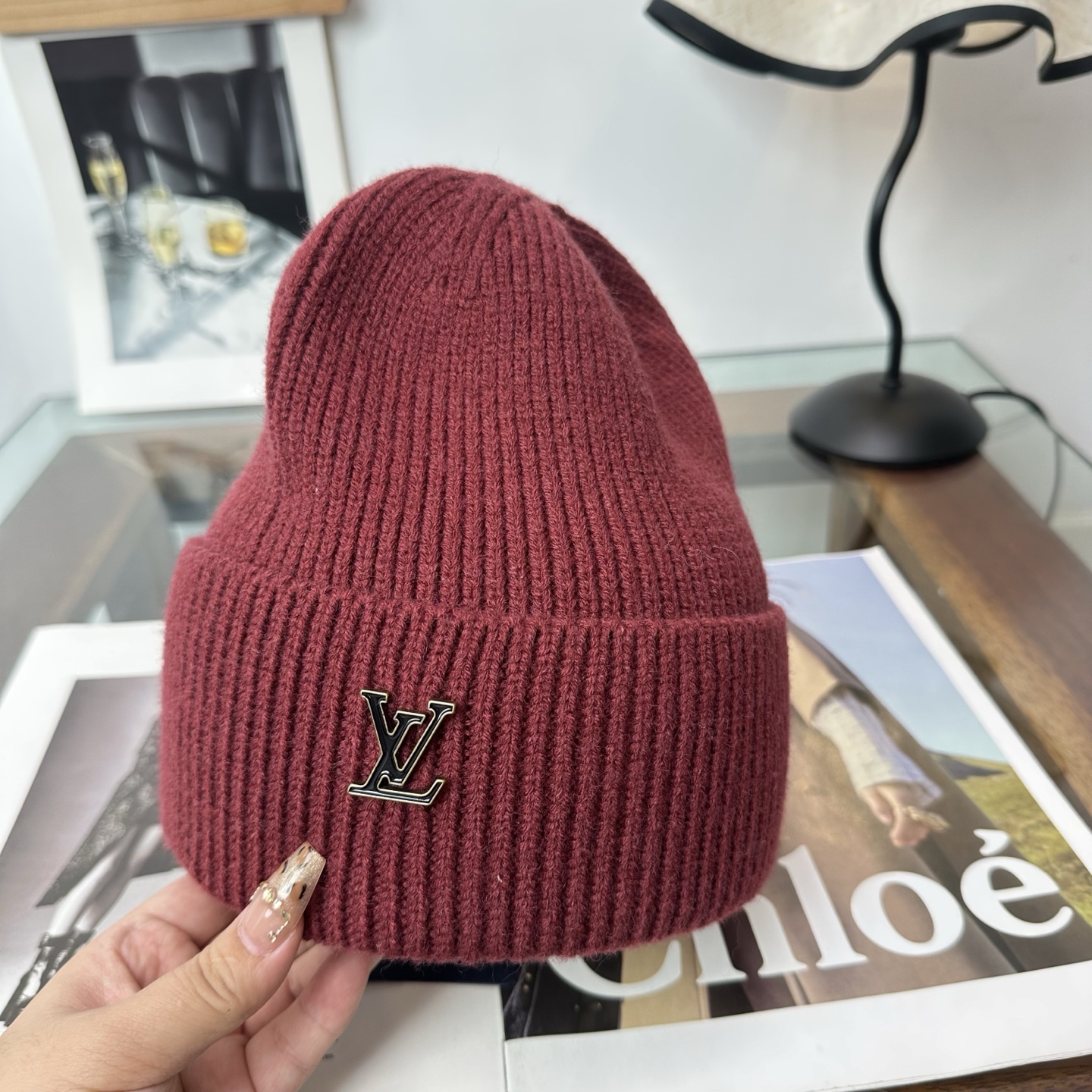 LV 秋冬新款针织毛线帽，超火爆💖质感一流，出街超好搭配！减龄神器