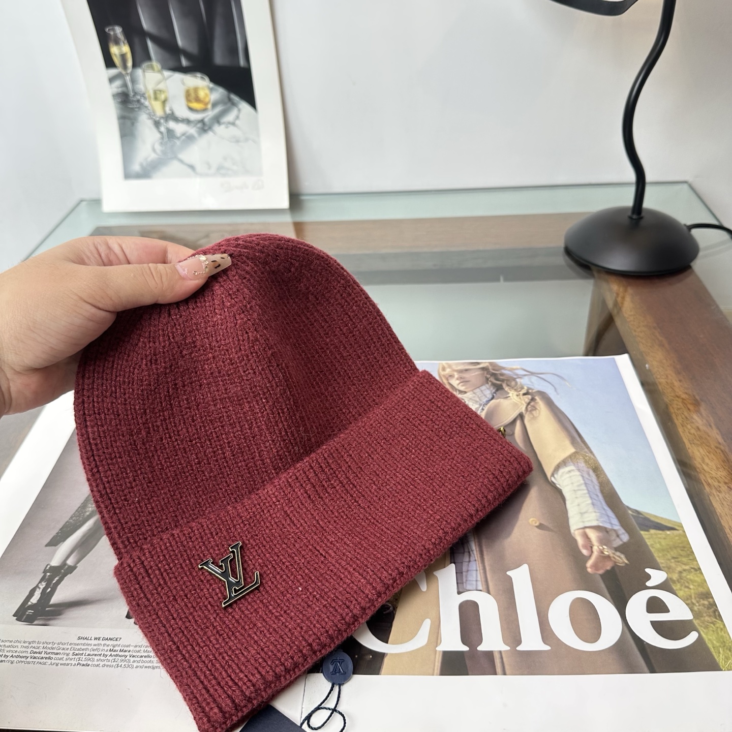 LV 秋冬新款针织毛线帽，超火爆💖质感一流，出街超好搭配！减龄神器