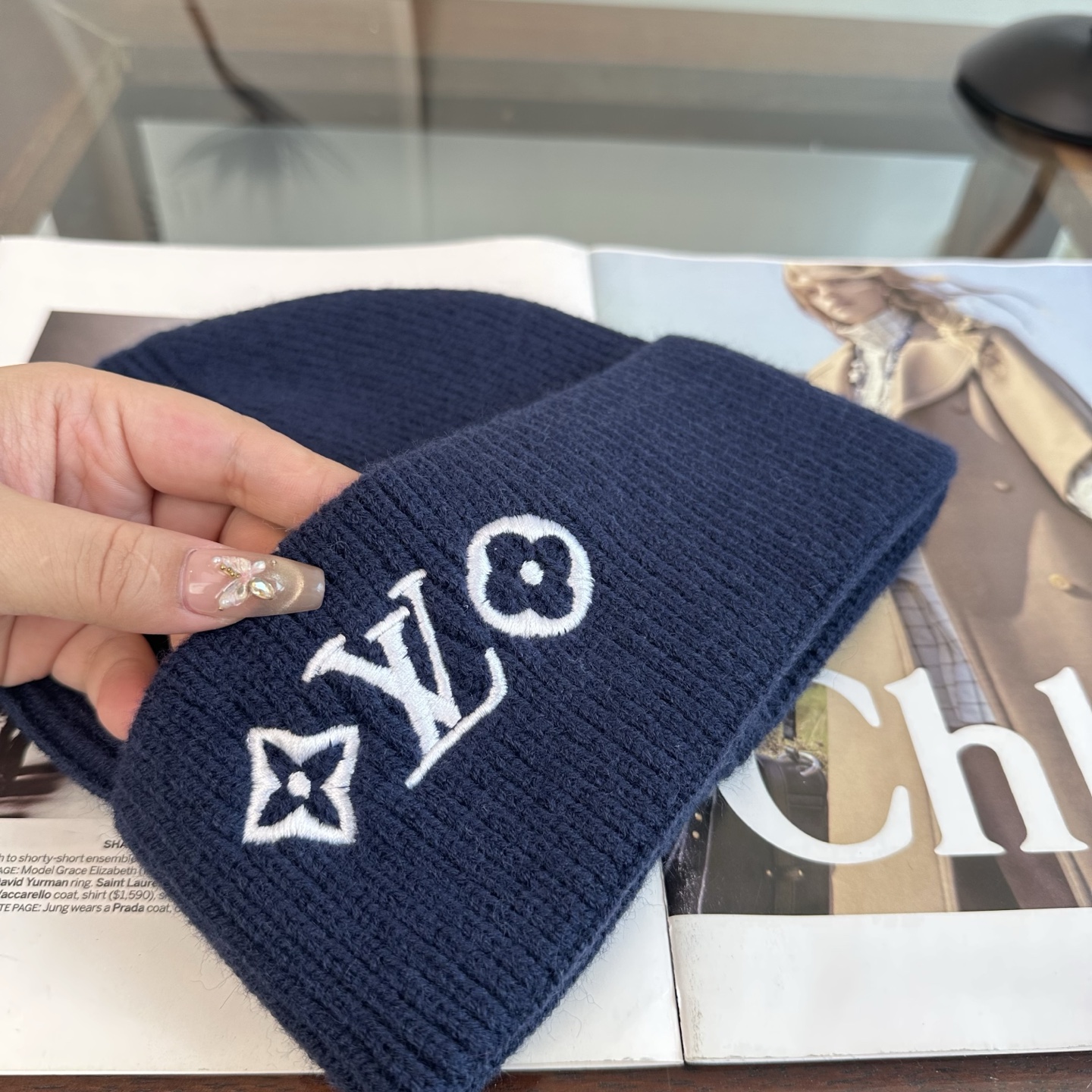 LV 秋冬新款针织毛线帽，超火爆💖质感一流，出街超好搭配！减龄神器