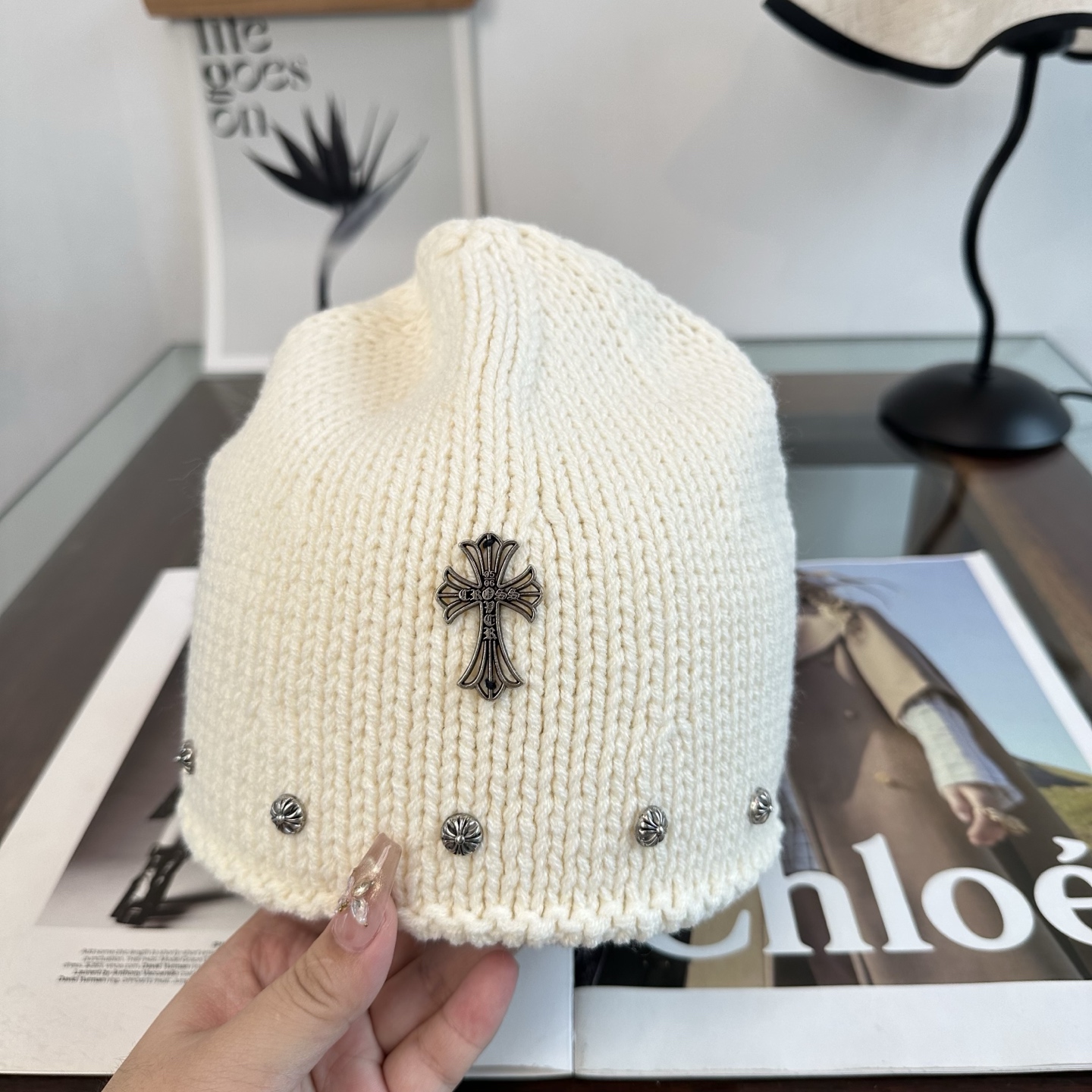 克罗心 秋冬新款针织毛线帽，超火爆💖质感一流，出街超好搭配！减龄神器