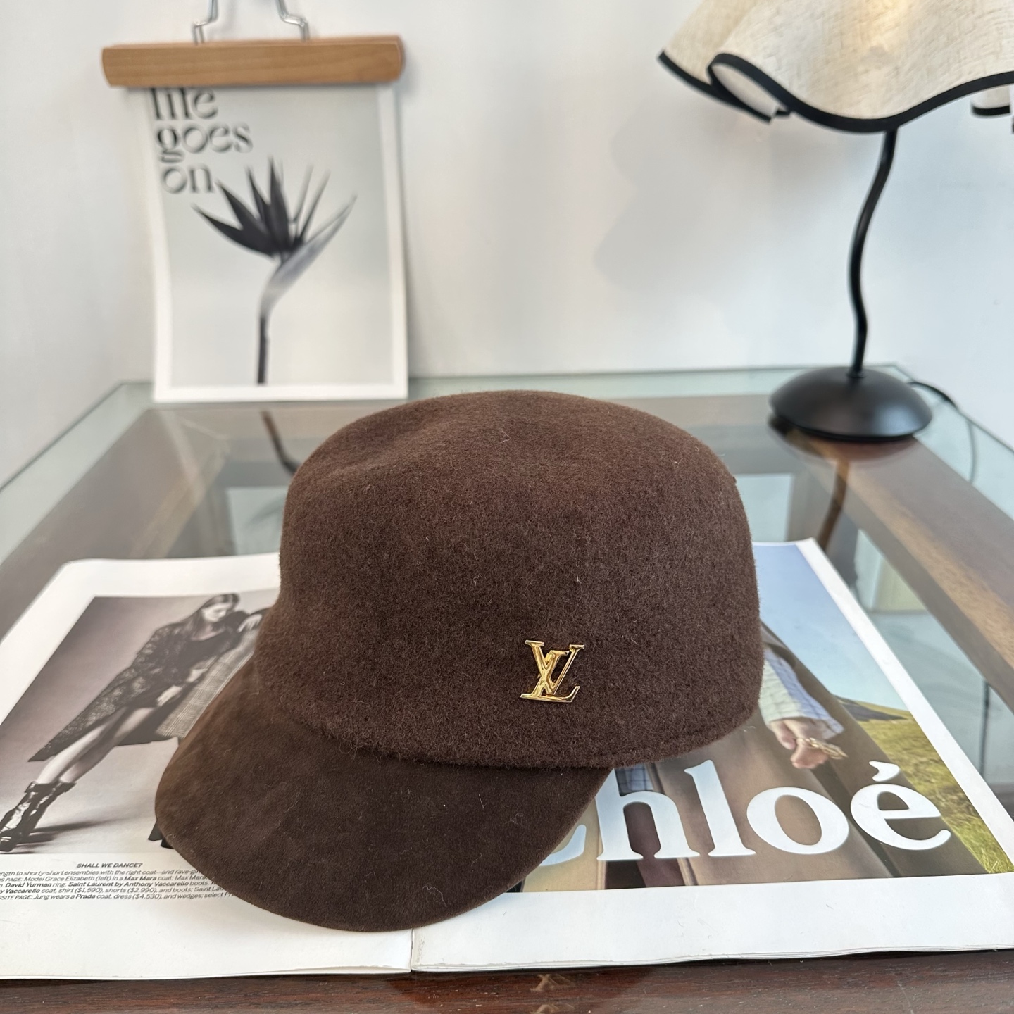 LV 新款毛呢帽女秋冬百搭辣妹个性显脸小 不挑人的帽型 
