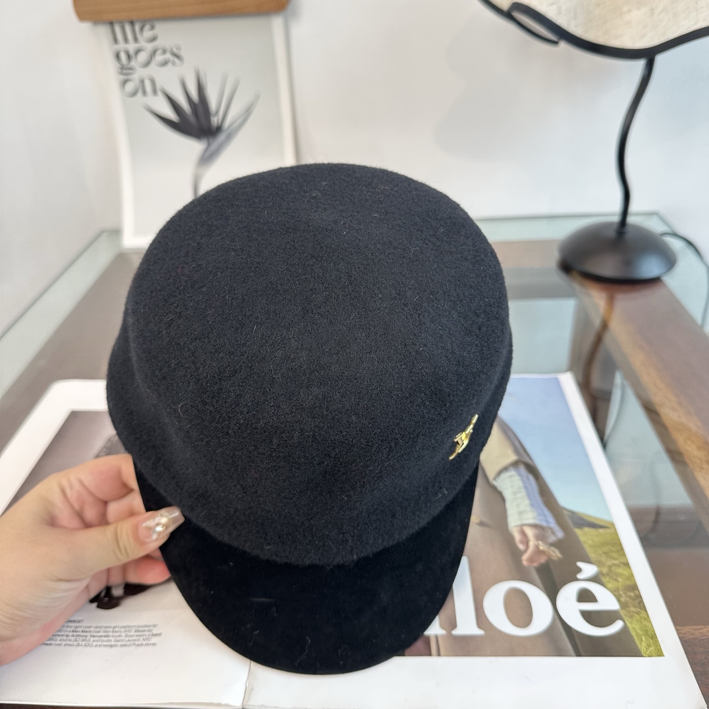 LV 新款毛呢帽女秋冬百搭辣妹个性显脸小 不挑人的帽型 