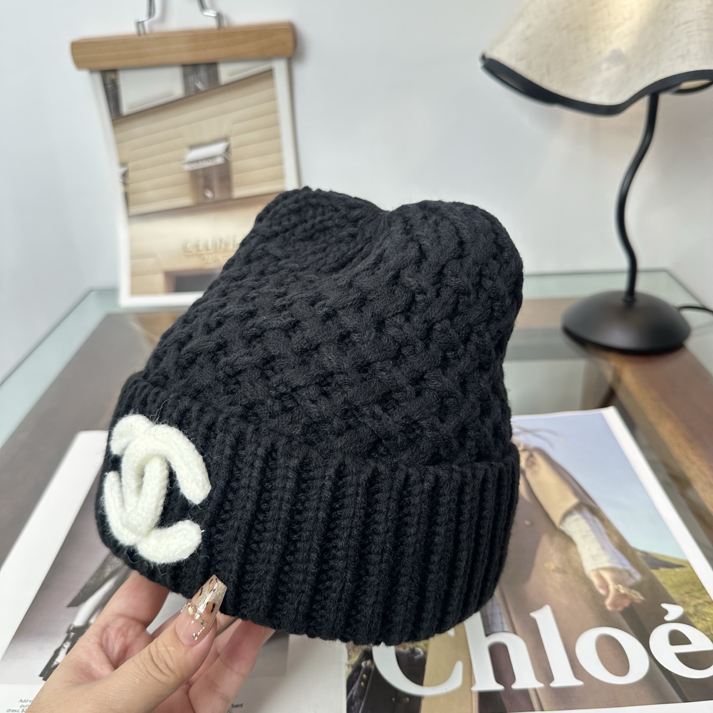 CHANEL香奈儿 秋冬新款针织毛线帽，超火爆💖质感一流，出街超好搭配！减龄神器