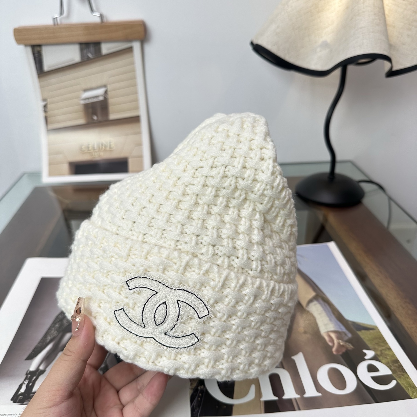 CHANEL香奈儿 秋冬新款针织毛线帽，超火爆💖质感一流，出街超好搭配！减龄神器