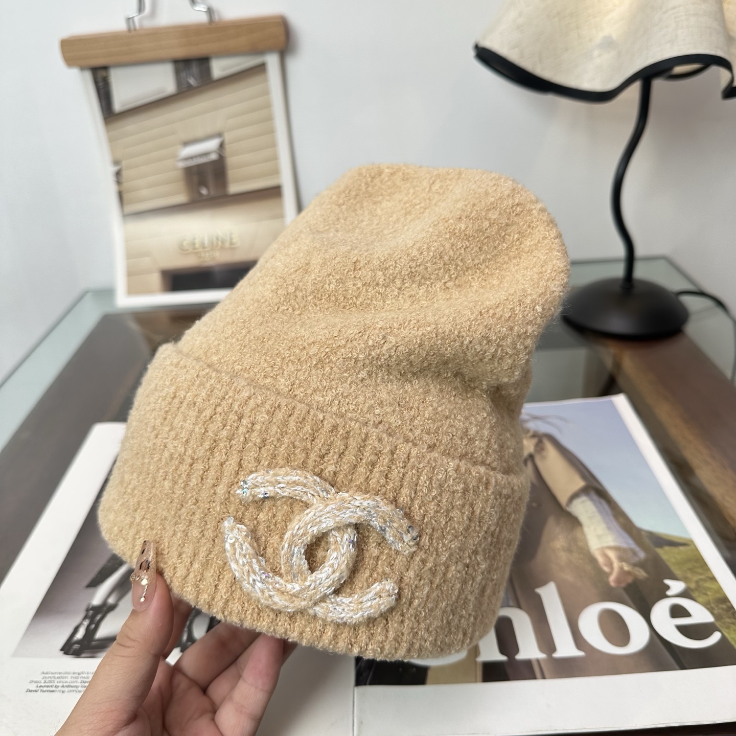 CHANEL香奈儿 秋冬新款针织毛线帽，超火爆💖质感一流，出街超好搭配！减龄神器