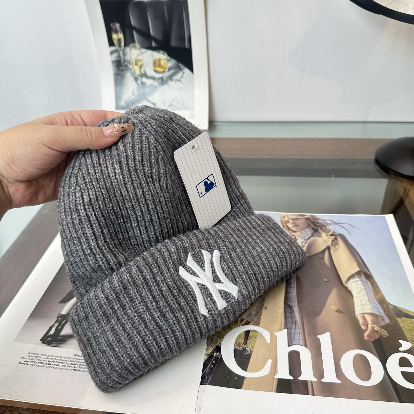 NY👒 秋冬新款针织毛线帽，超火爆💖质感一流，出街超好搭配！减龄神器