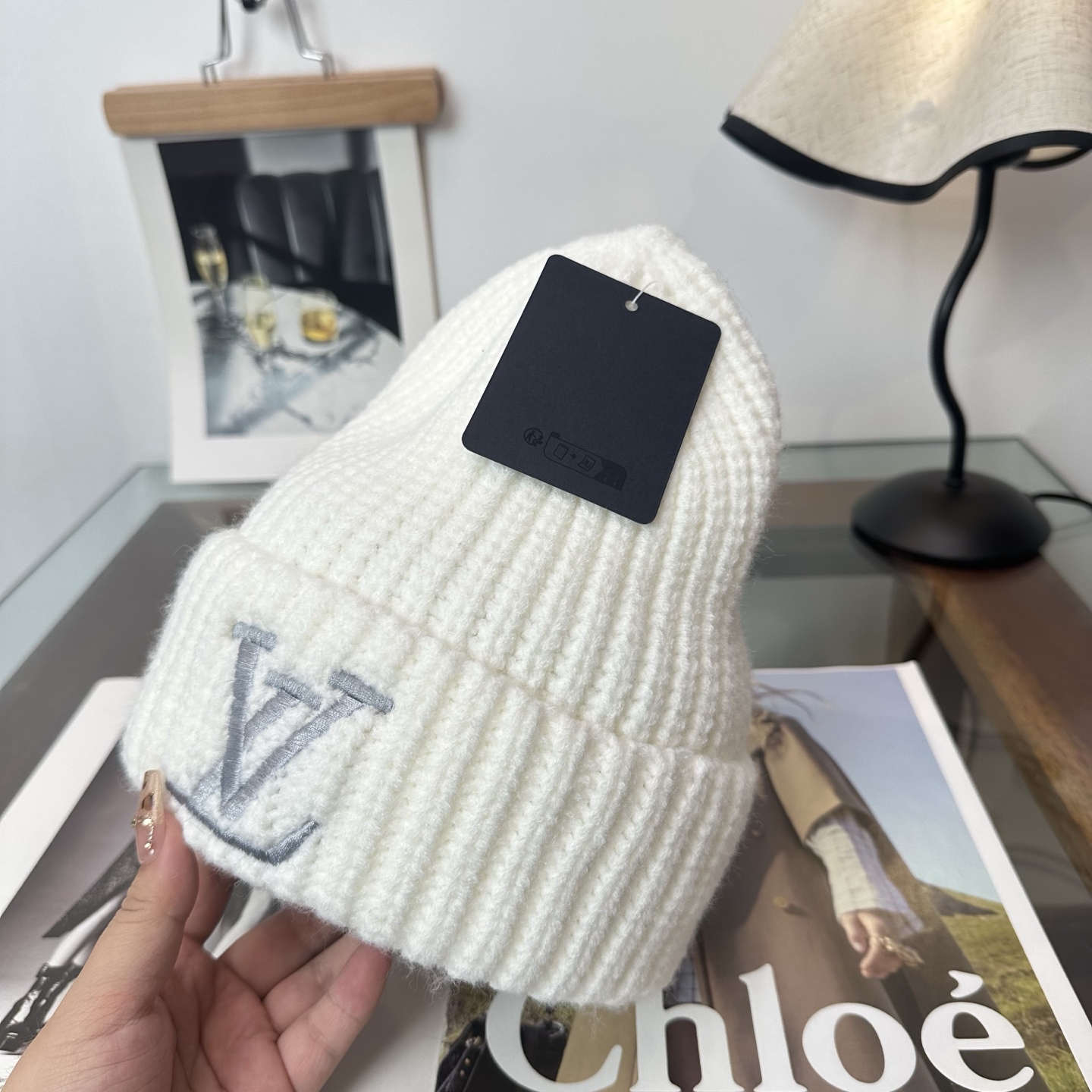 LV👒 秋冬新款针织毛线帽，超火爆💖质感一流，出街超好搭配！减龄神器