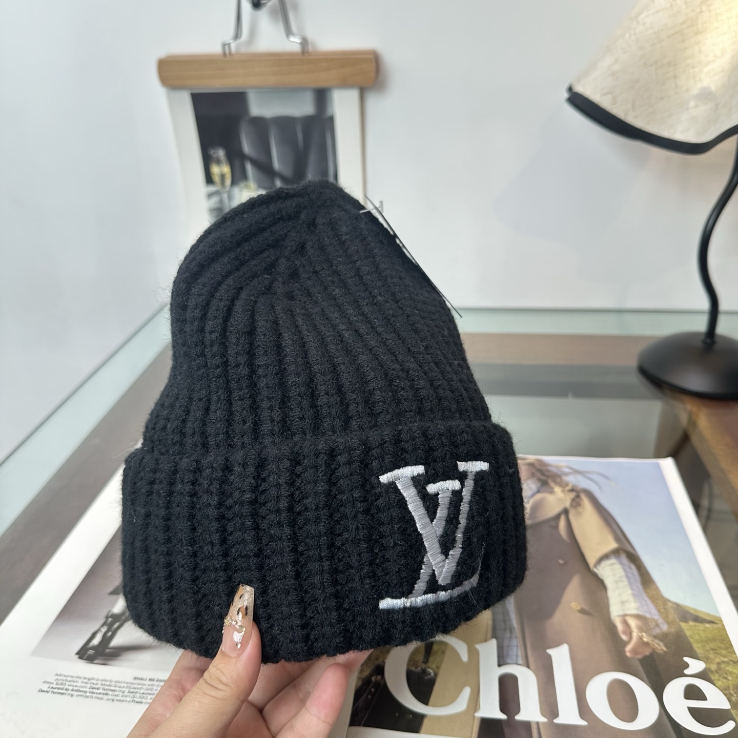 LV👒 秋冬新款针织毛线帽，超火爆💖质感一流，出街超好搭配！减龄神器