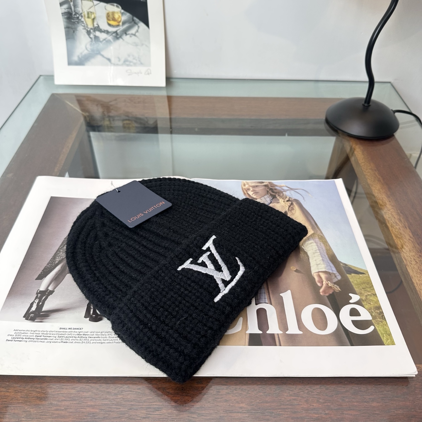 LV👒 秋冬新款针织毛线帽，超火爆💖质感一流，出街超好搭配！减龄神器