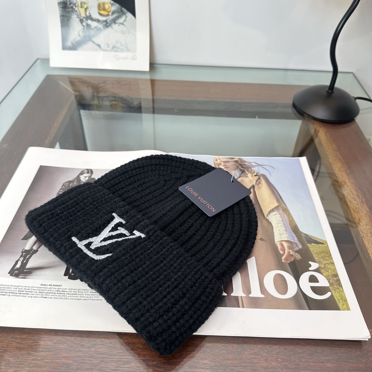 LV👒 秋冬新款针织毛线帽，超火爆💖质感一流，出街超好搭配！减龄神器