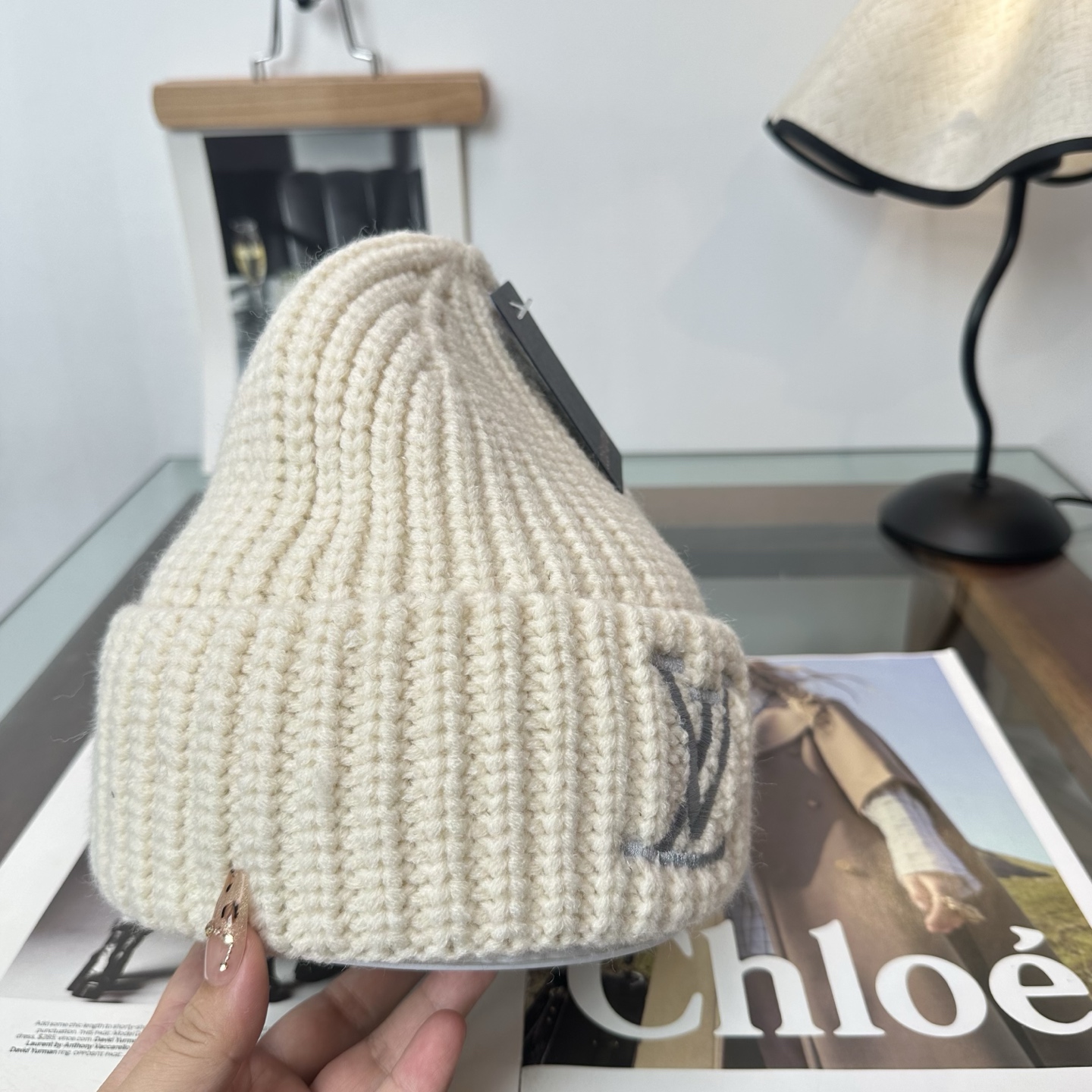 LV👒 秋冬新款针织毛线帽，超火爆💖质感一流，出街超好搭配！减龄神器