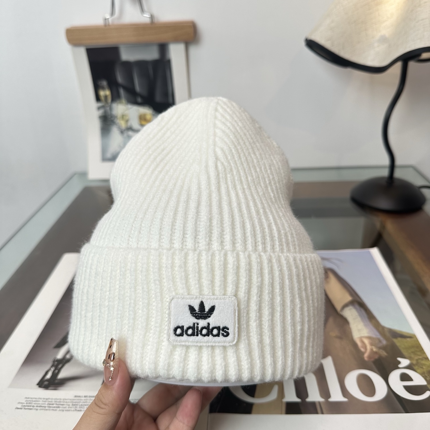 阿迪达斯 👒 秋冬新款针织毛线帽，超火爆💖质感一流，出街超好搭配！减龄神器