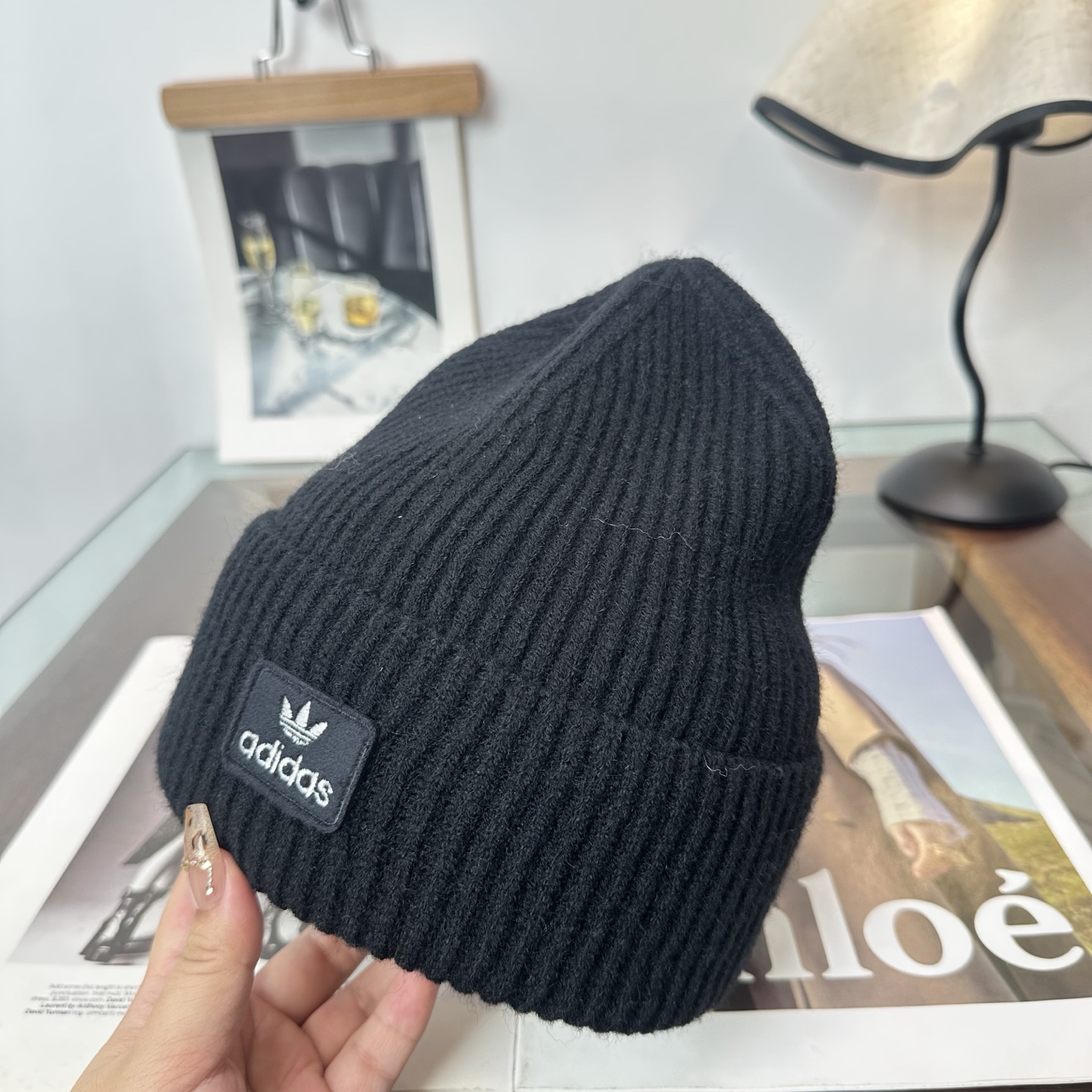 阿迪达斯 👒 秋冬新款针织毛线帽，超火爆💖质感一流，出街超好搭配！减龄神器