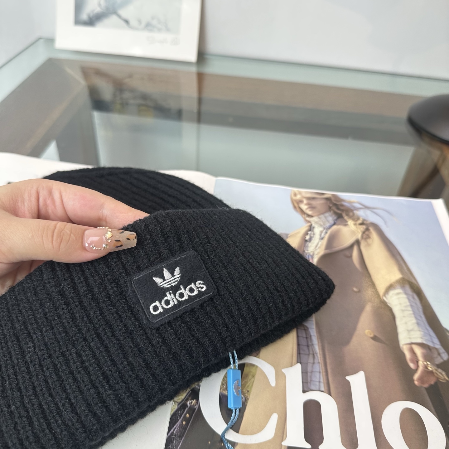 阿迪达斯 👒 秋冬新款针织毛线帽，超火爆💖质感一流，出街超好搭配！减龄神器