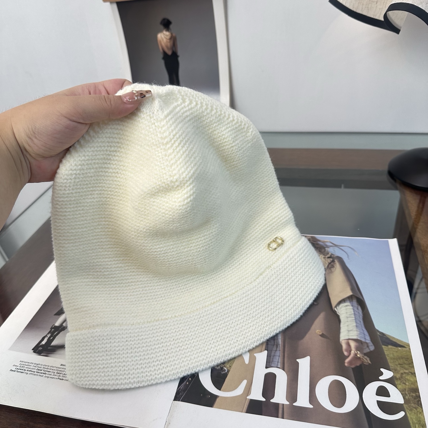DIOR 迪奥  秋冬新款针织毛线帽，超火爆💖质感一流，出街超好搭配！减龄神器